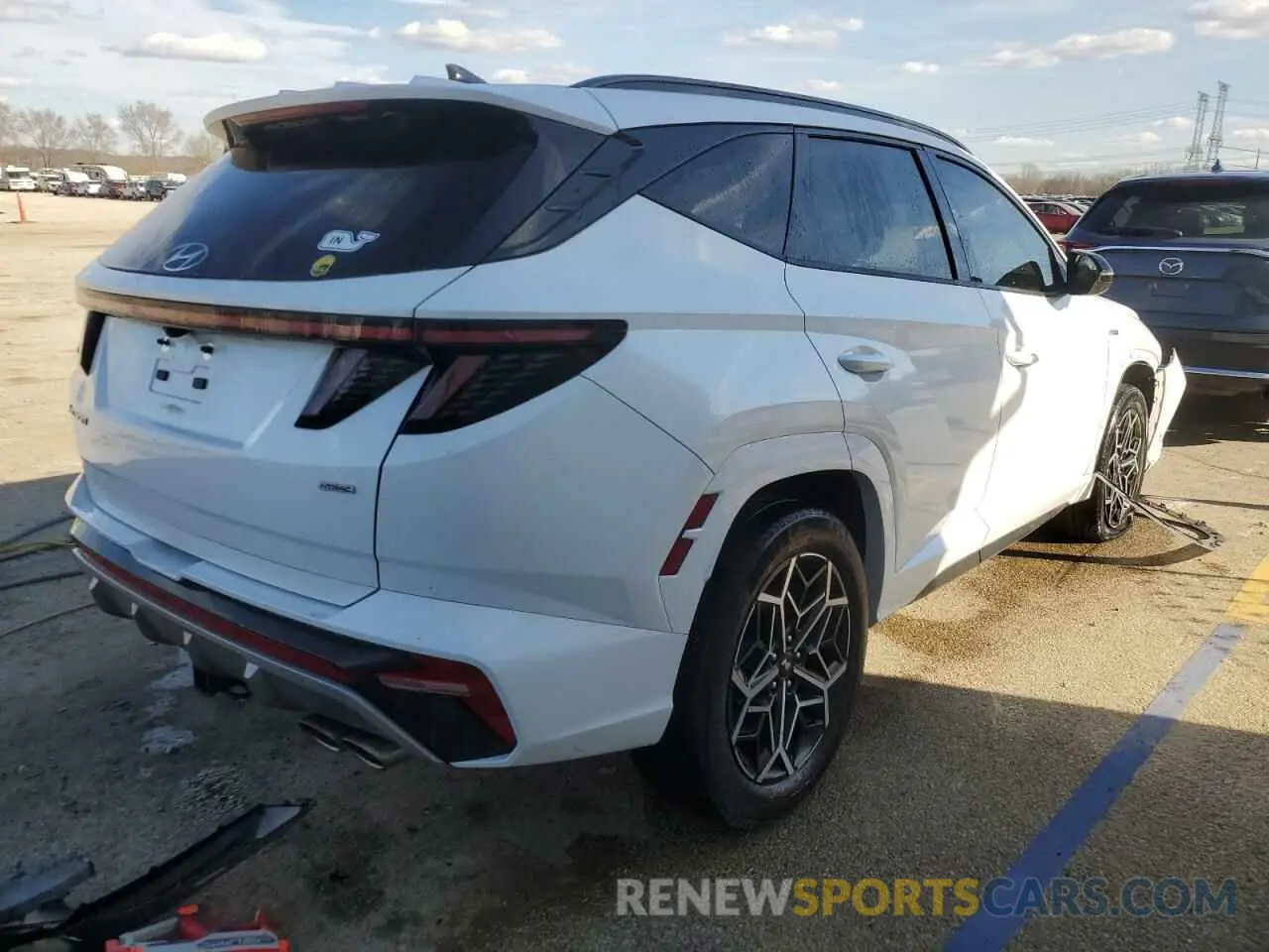 3 Photograph of a damaged car KM8JFCAE8PU177540 HYUNDAI TUCSON 2023