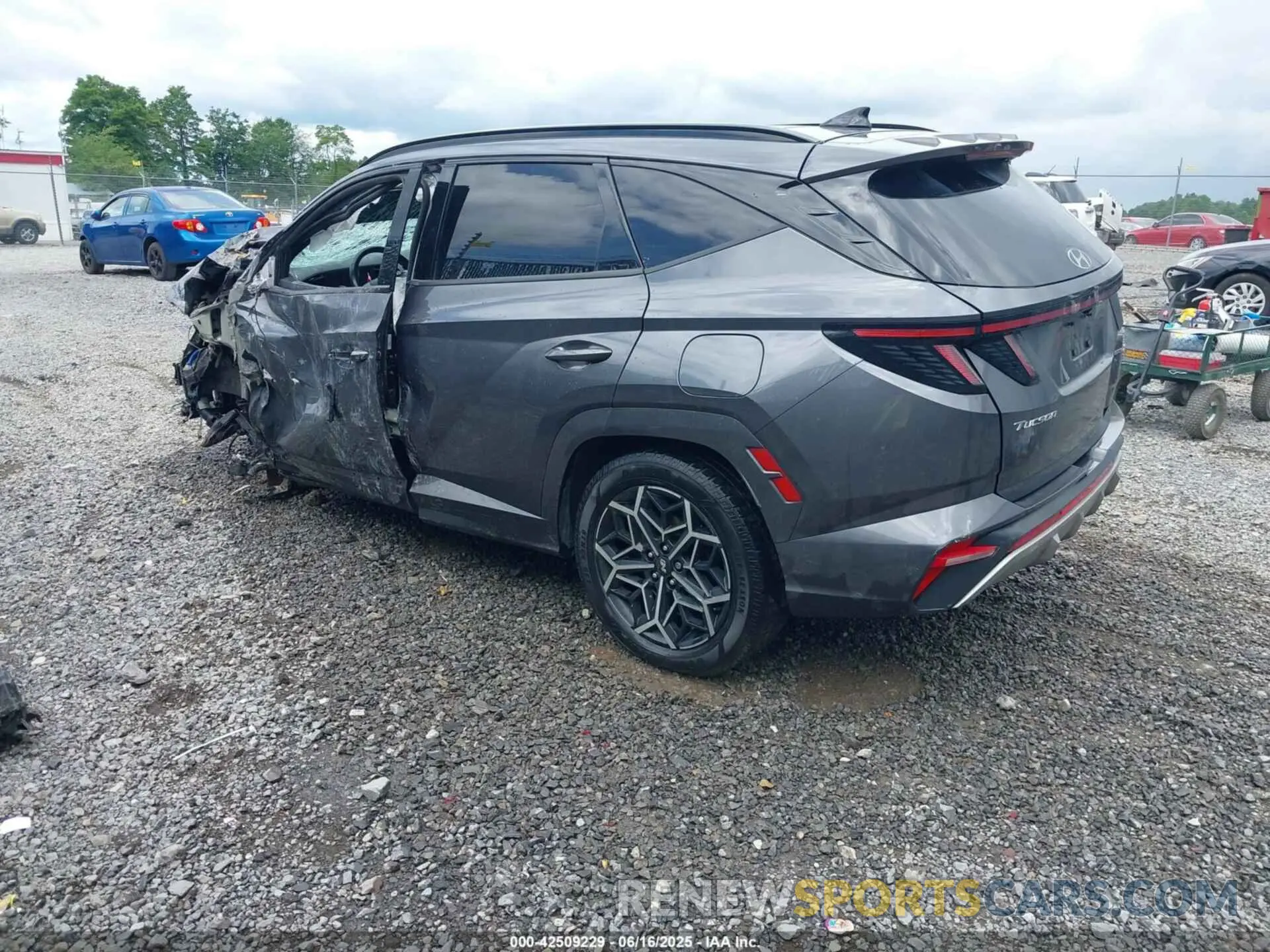 3 Photograph of a damaged car KM8JFCAE8PU185752 HYUNDAI TUCSON 2023