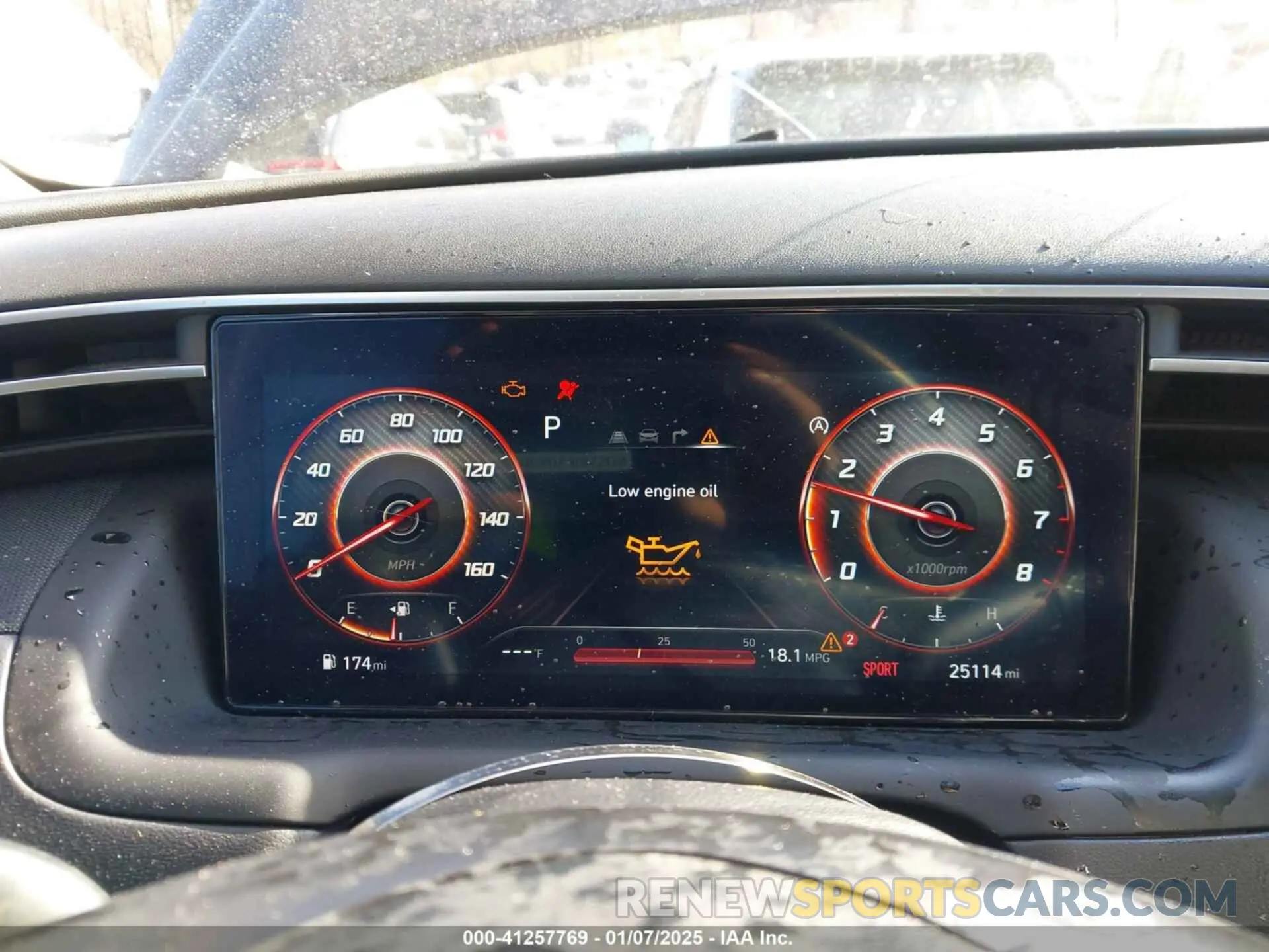 7 Photograph of a damaged car KM8JFCAEXPU217875 HYUNDAI TUCSON 2023