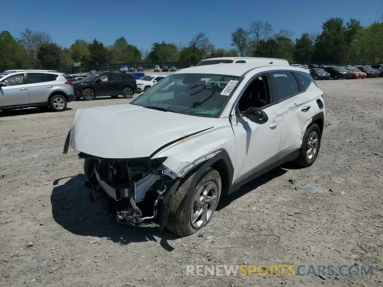 1 Photograph of a damaged car 5NMJA3DE0RH437549 HYUNDAI TUCSON 2024