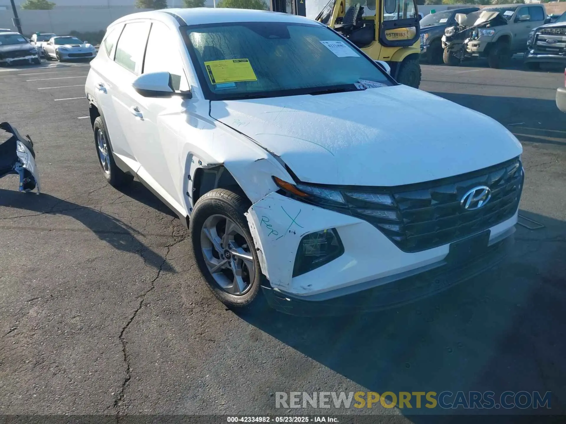 1 Photograph of a damaged car 5NMJA3DE4RH434346 HYUNDAI TUCSON 2024