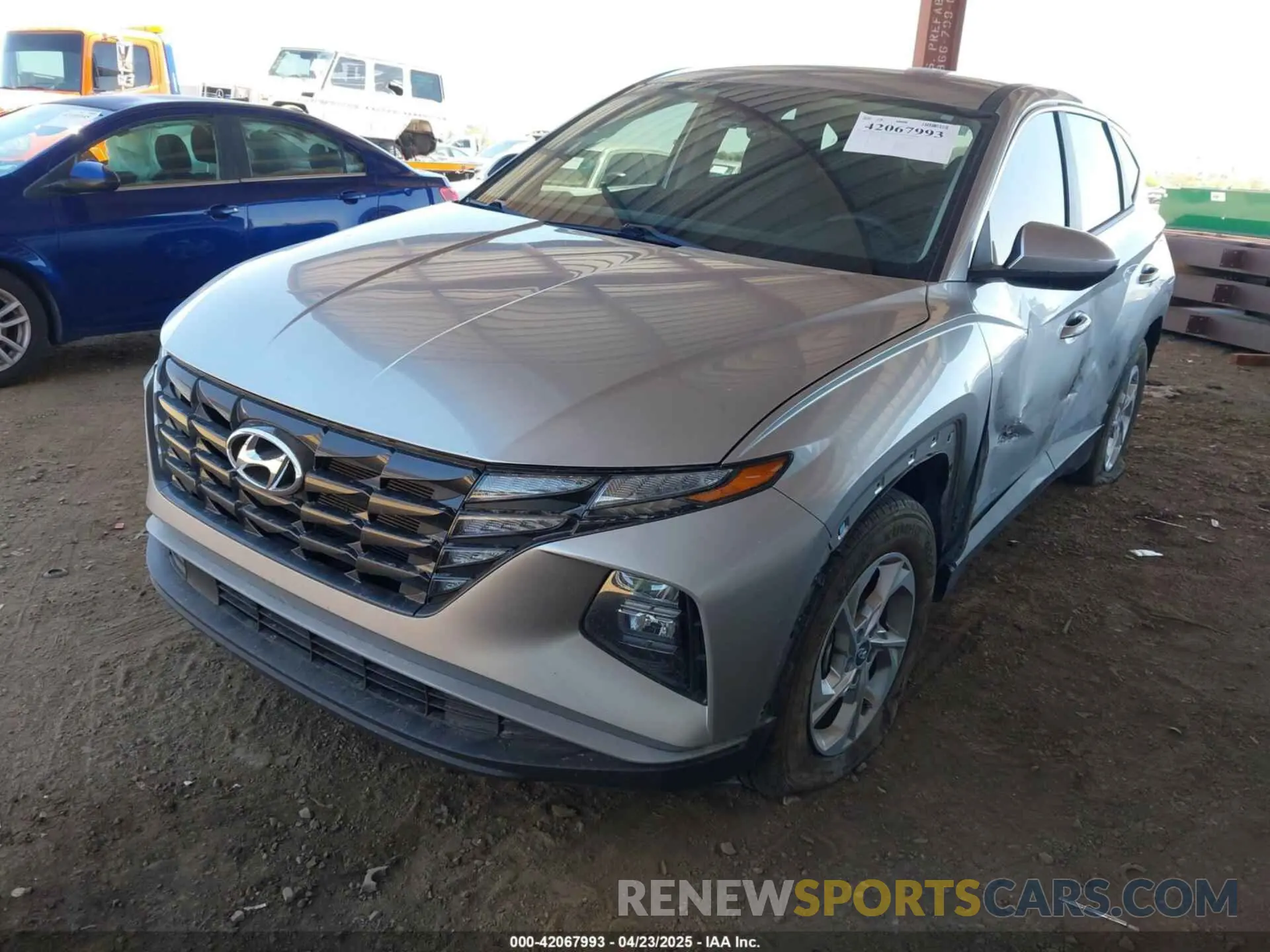 2 Photograph of a damaged car 5NMJA3DE7RH392190 HYUNDAI TUCSON 2024
