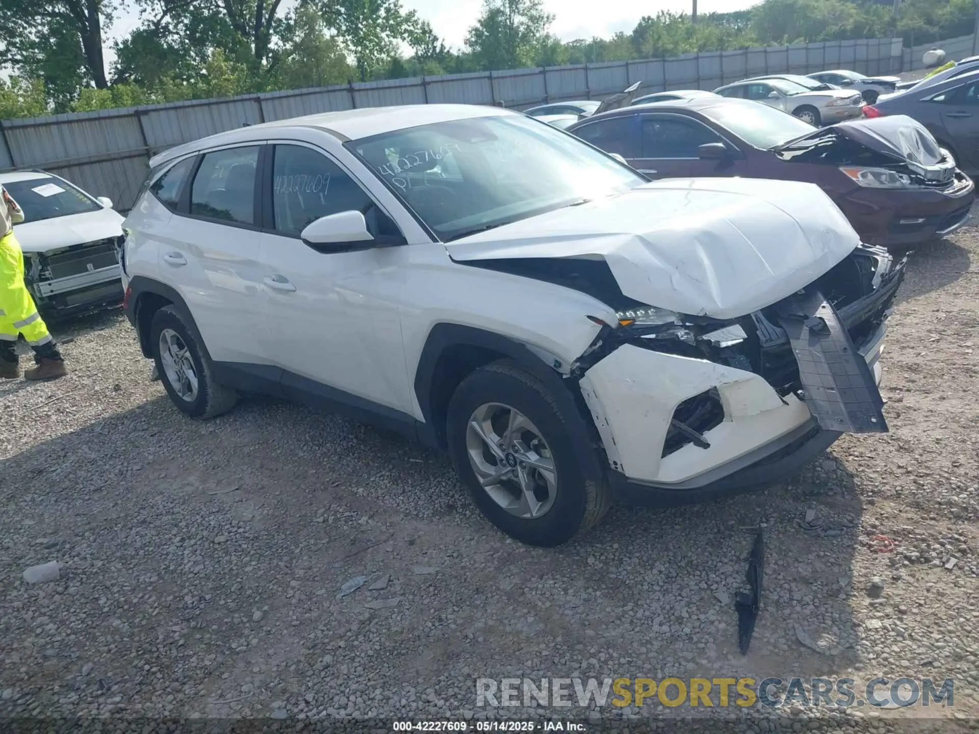 1 Photograph of a damaged car 5NMJACDE3RH431387 HYUNDAI TUCSON 2024