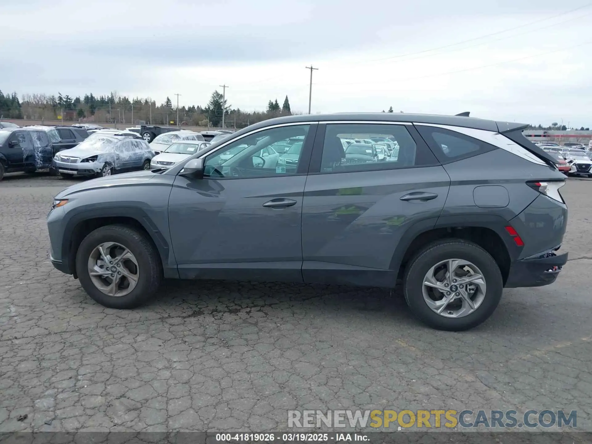 14 Photograph of a damaged car 5NMJACDE4RH400357 HYUNDAI TUCSON 2024