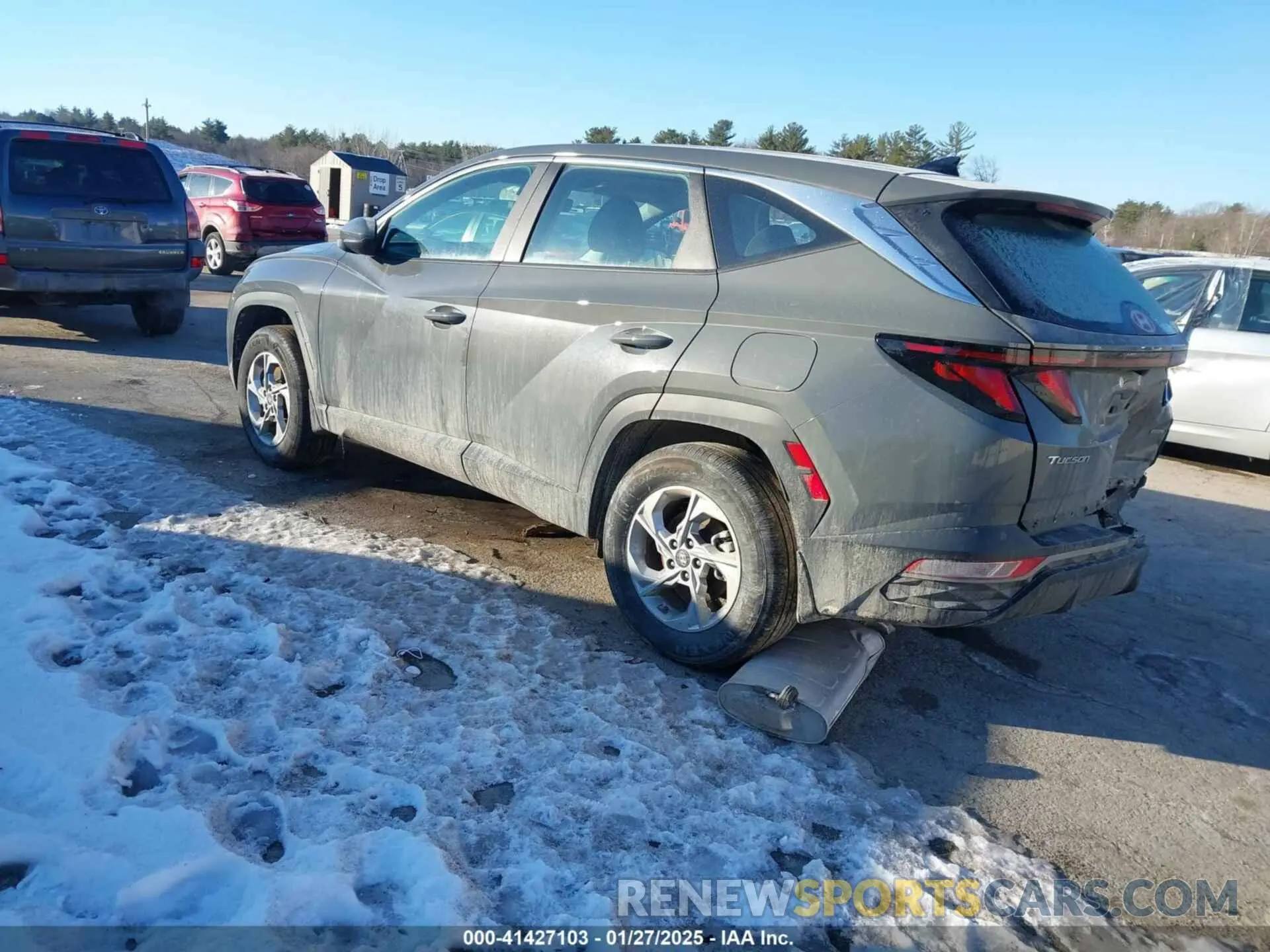 3 Photograph of a damaged car 5NMJACDE4RH415408 HYUNDAI TUCSON 2024
