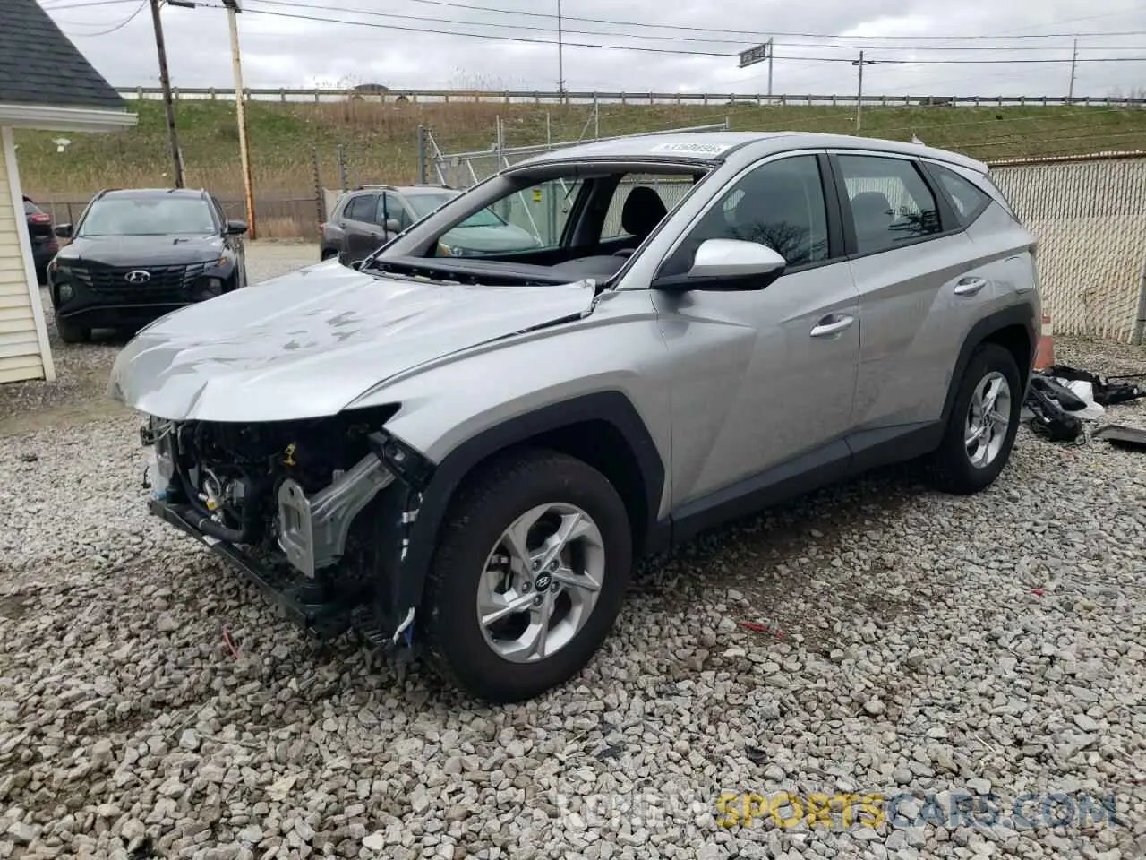1 Photograph of a damaged car 5NMJACDE9RH413993 HYUNDAI TUCSON 2024