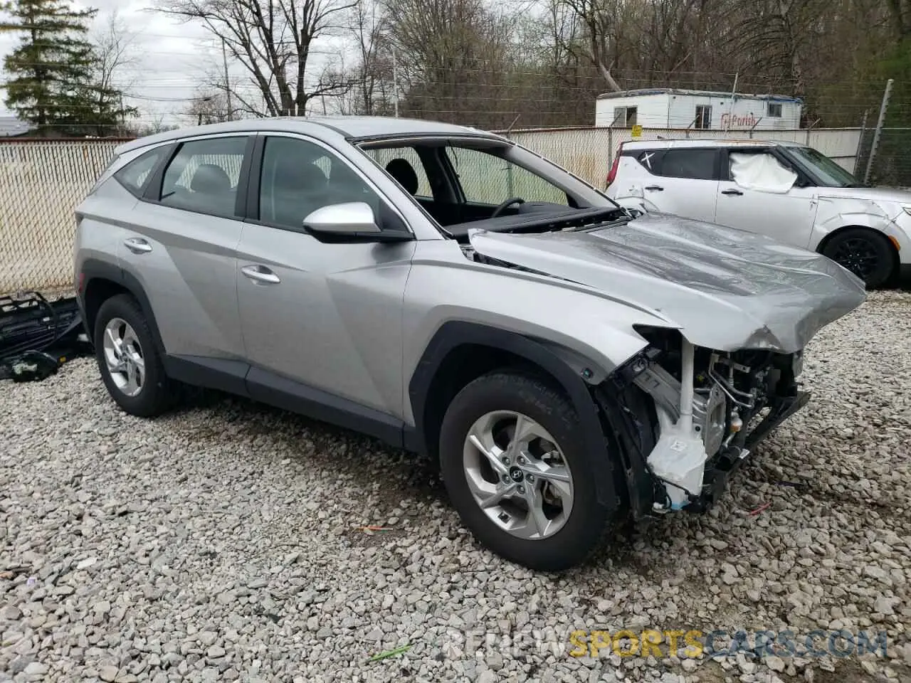 4 Photograph of a damaged car 5NMJACDE9RH413993 HYUNDAI TUCSON 2024