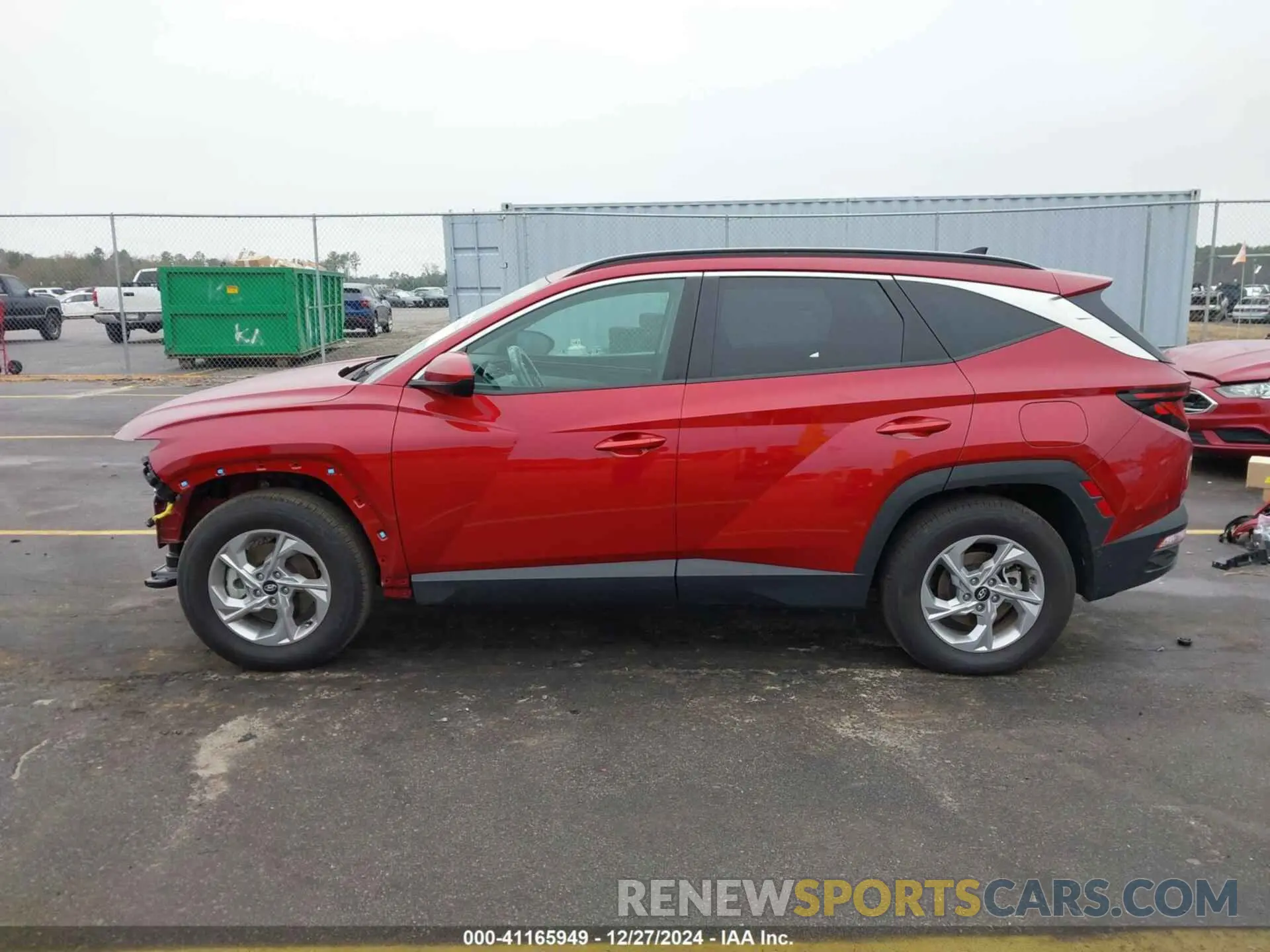 14 Photograph of a damaged car 5NMJB3DE0RH414933 HYUNDAI TUCSON 2024