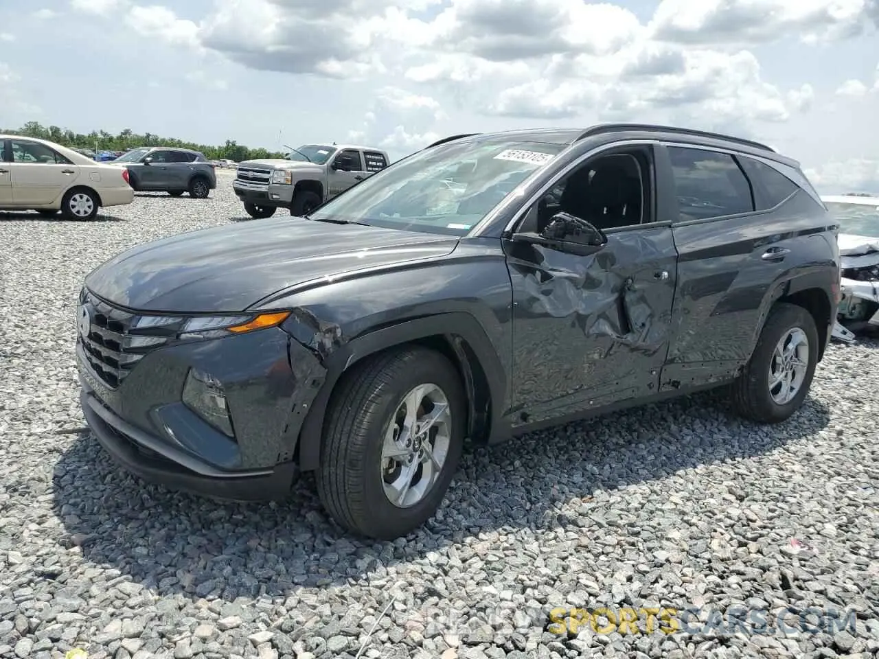 1 Photograph of a damaged car 5NMJB3DE1RH365063 HYUNDAI TUCSON 2024