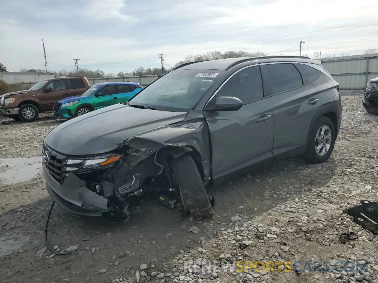 1 Photograph of a damaged car 5NMJB3DE1RH383482 HYUNDAI TUCSON 2024