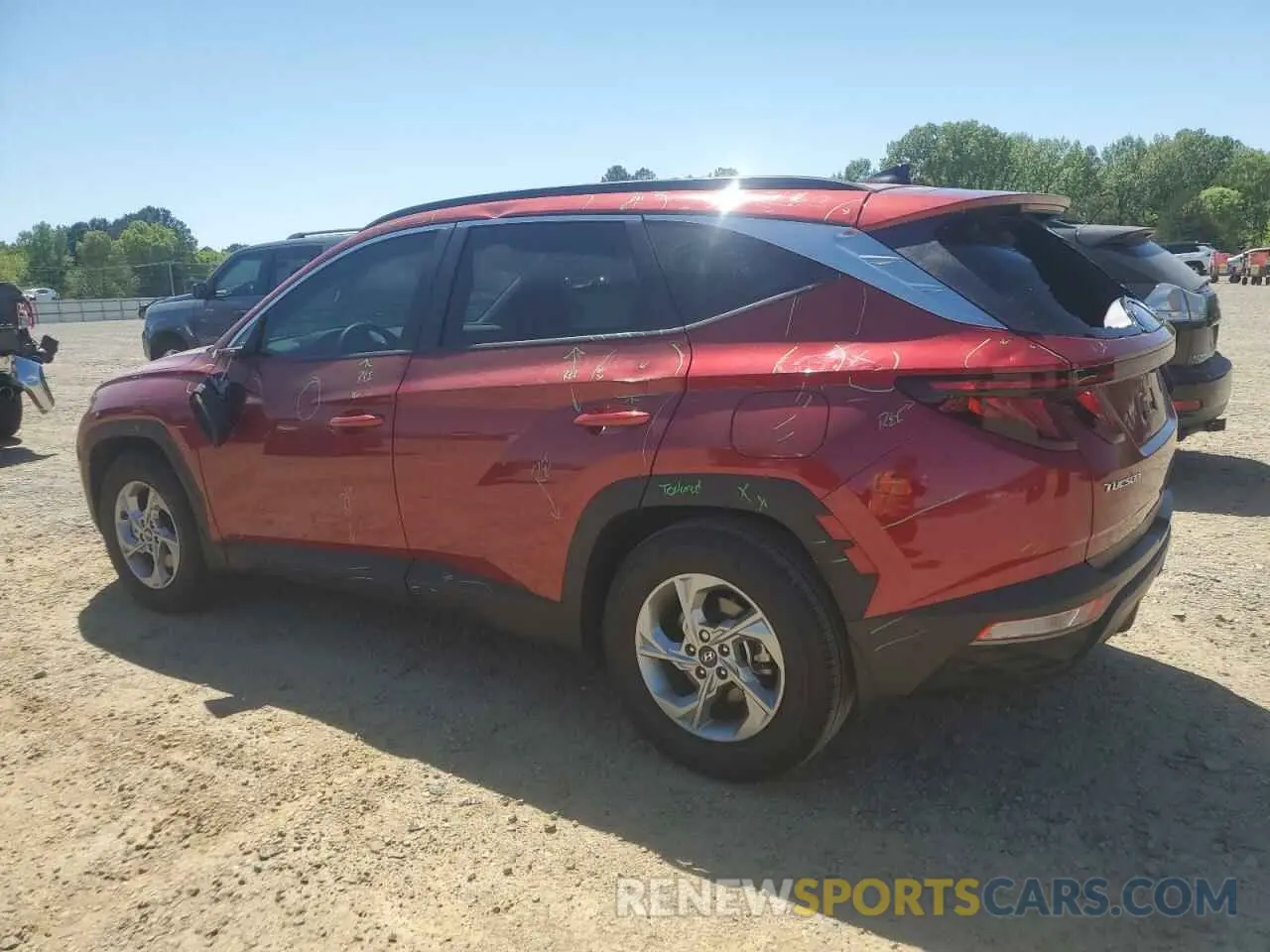 2 Photograph of a damaged car 5NMJB3DE2RH416151 HYUNDAI TUCSON 2024