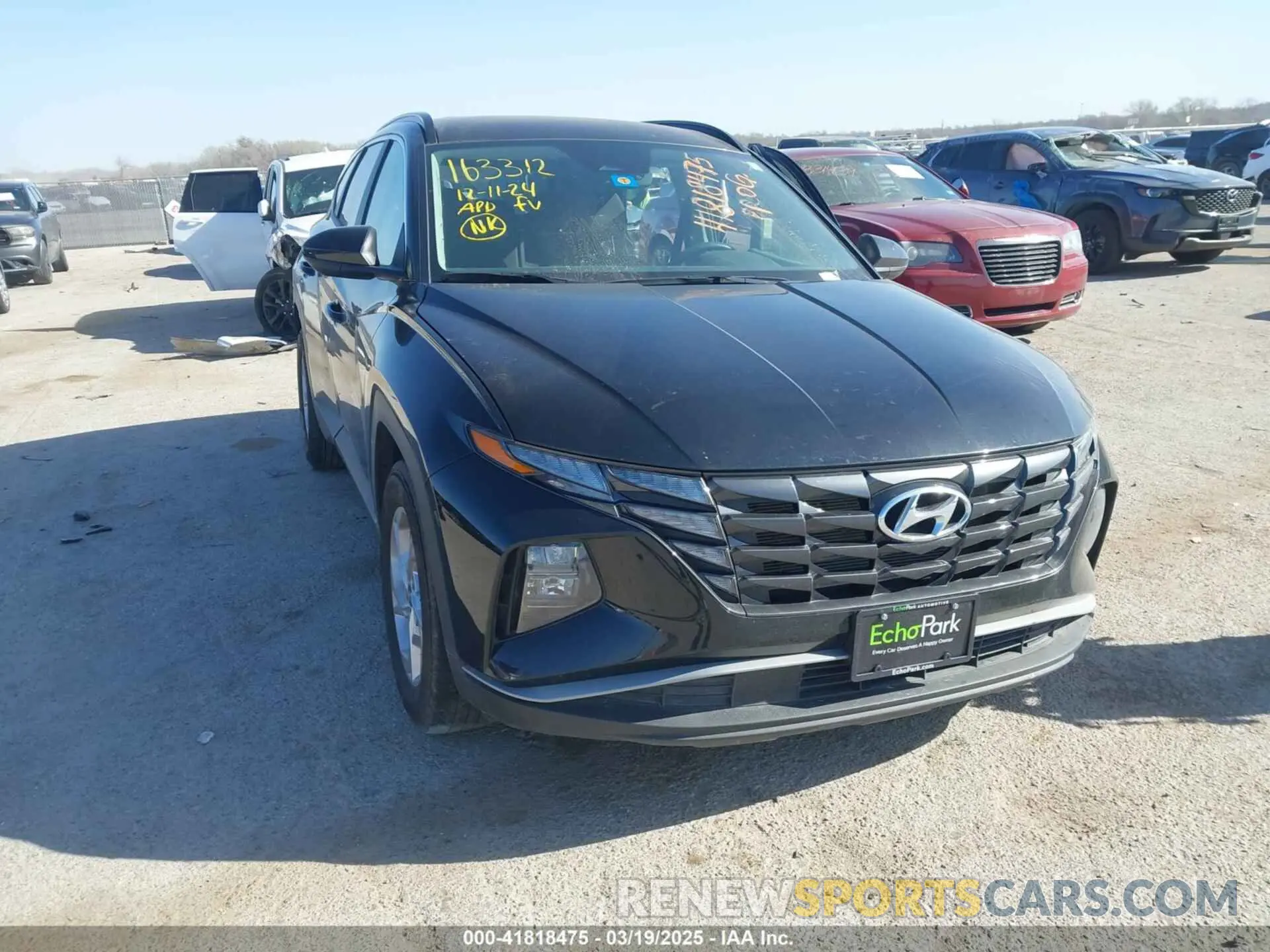1 Photograph of a damaged car 5NMJB3DE4RH299544 HYUNDAI TUCSON 2024