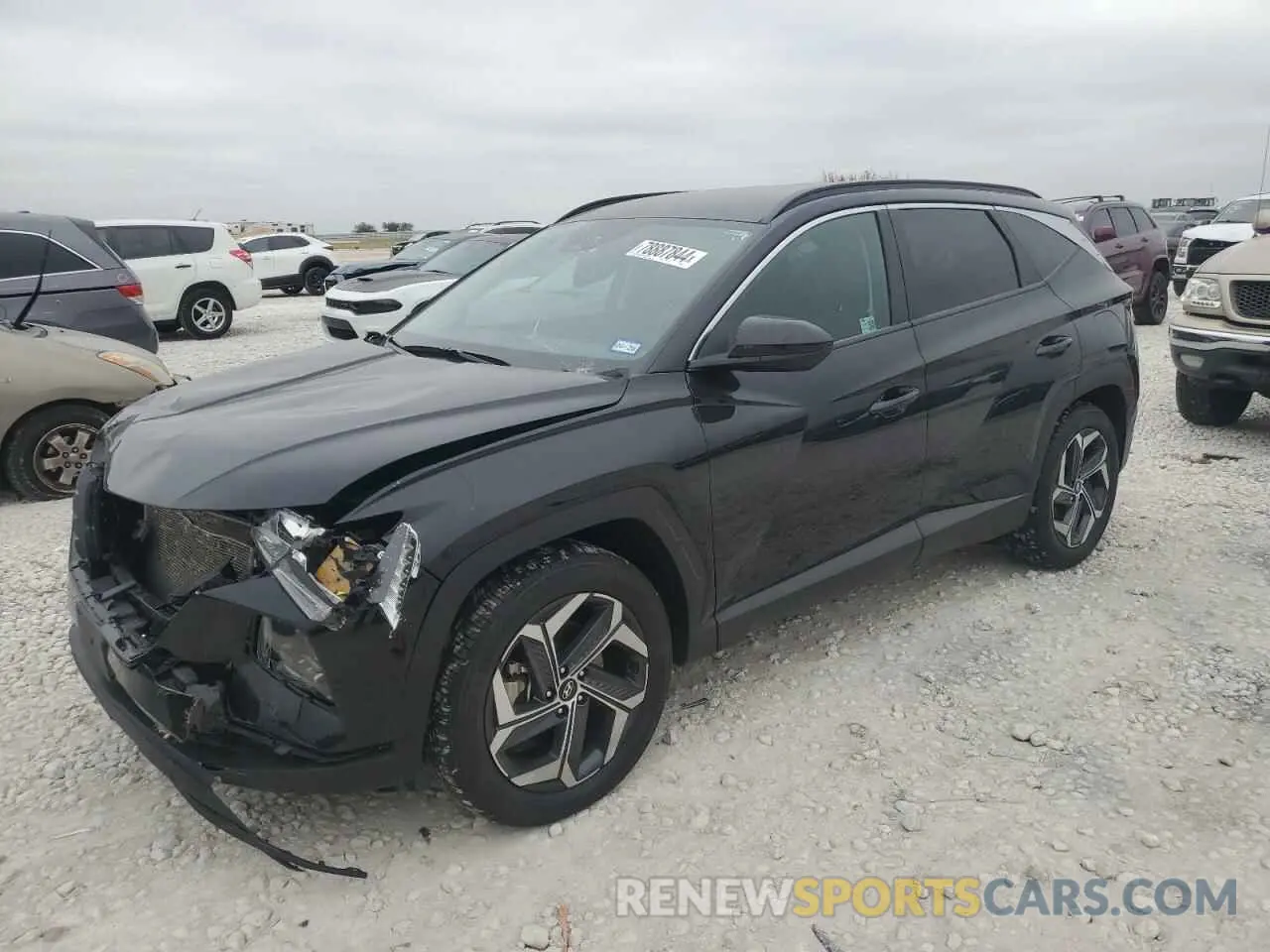 1 Photograph of a damaged car 5NMJB3DE4RH426051 HYUNDAI TUCSON 2024