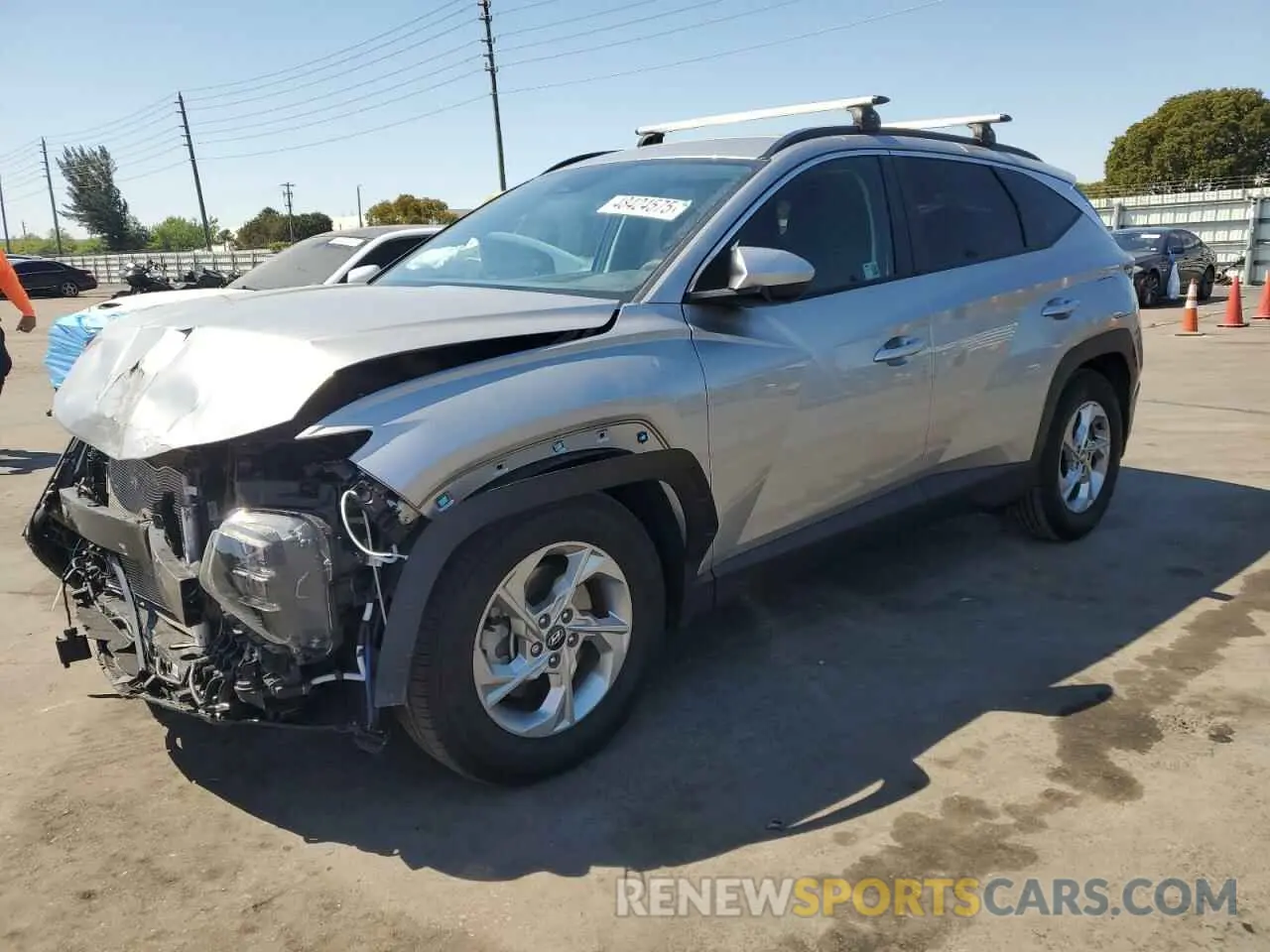 1 Photograph of a damaged car 5NMJB3DE5RH379354 HYUNDAI TUCSON 2024