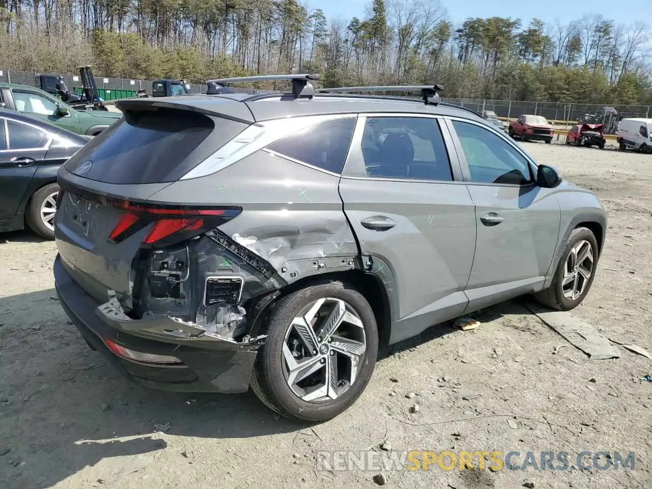 3 Photograph of a damaged car 5NMJB3DE6RH423992 HYUNDAI TUCSON 2024