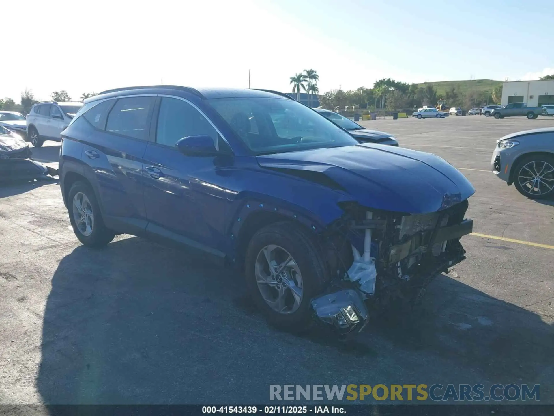 1 Photograph of a damaged car 5NMJB3DE7RH302534 HYUNDAI TUCSON 2024