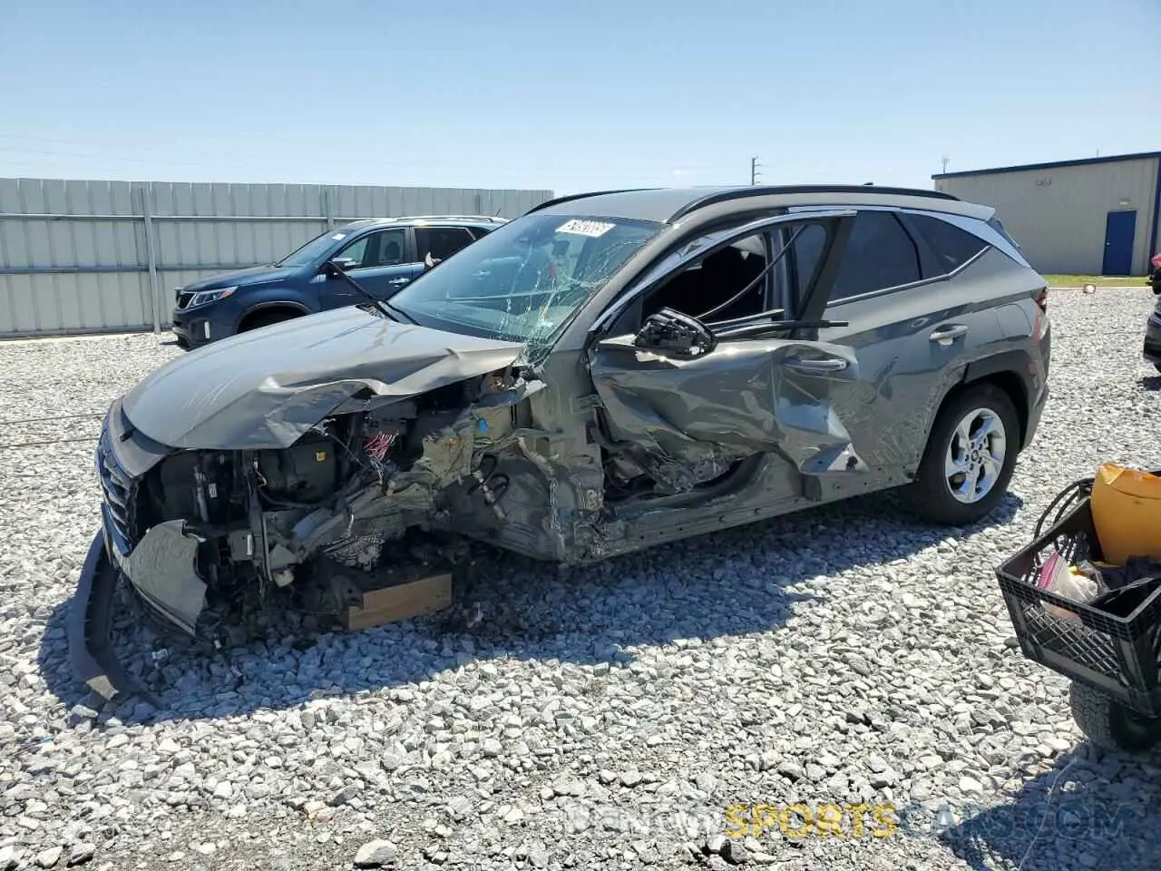 1 Photograph of a damaged car 5NMJB3DE8RH345182 HYUNDAI TUCSON 2024