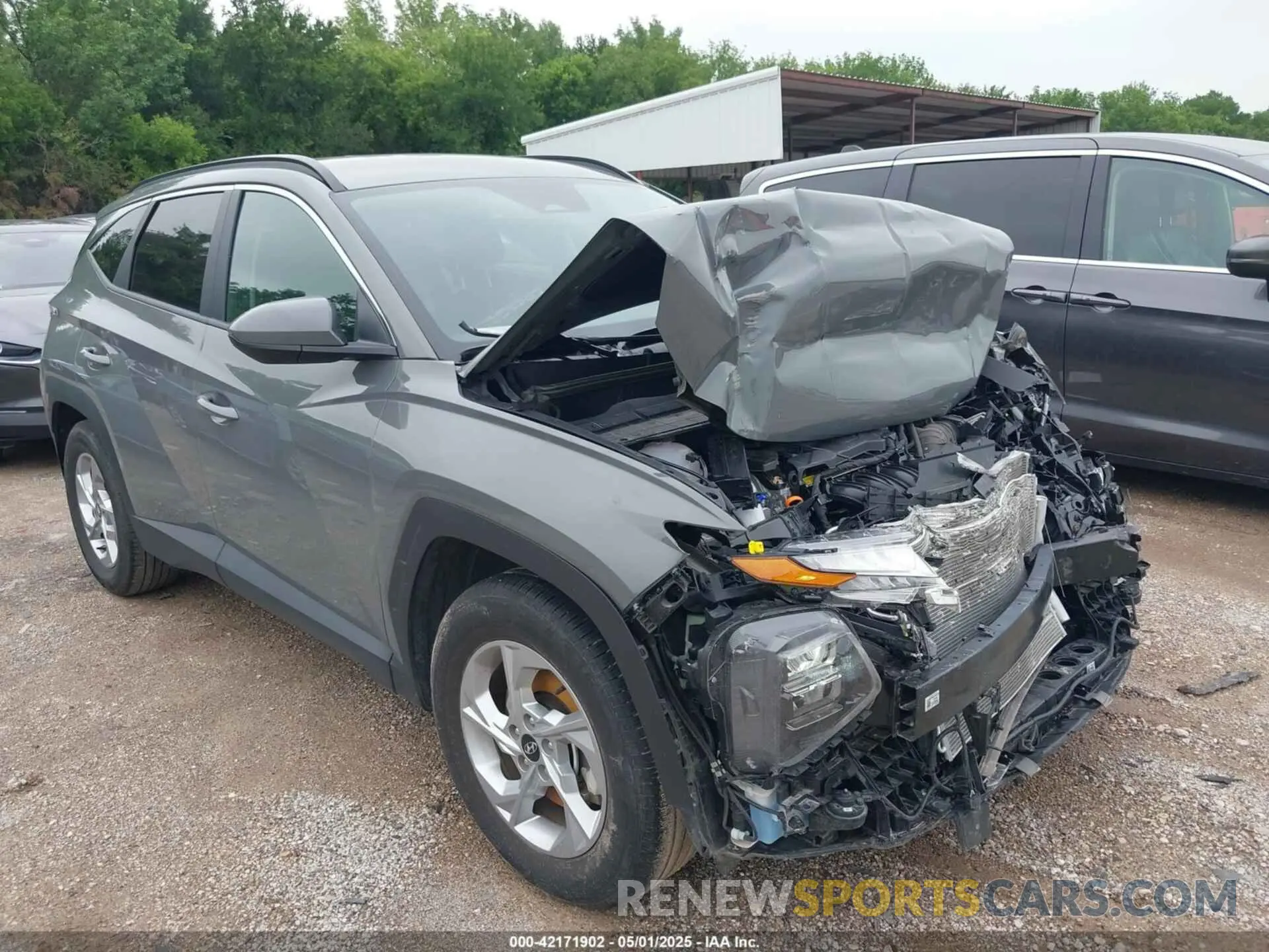 1 Photograph of a damaged car 5NMJB3DEXRH402840 HYUNDAI TUCSON 2024