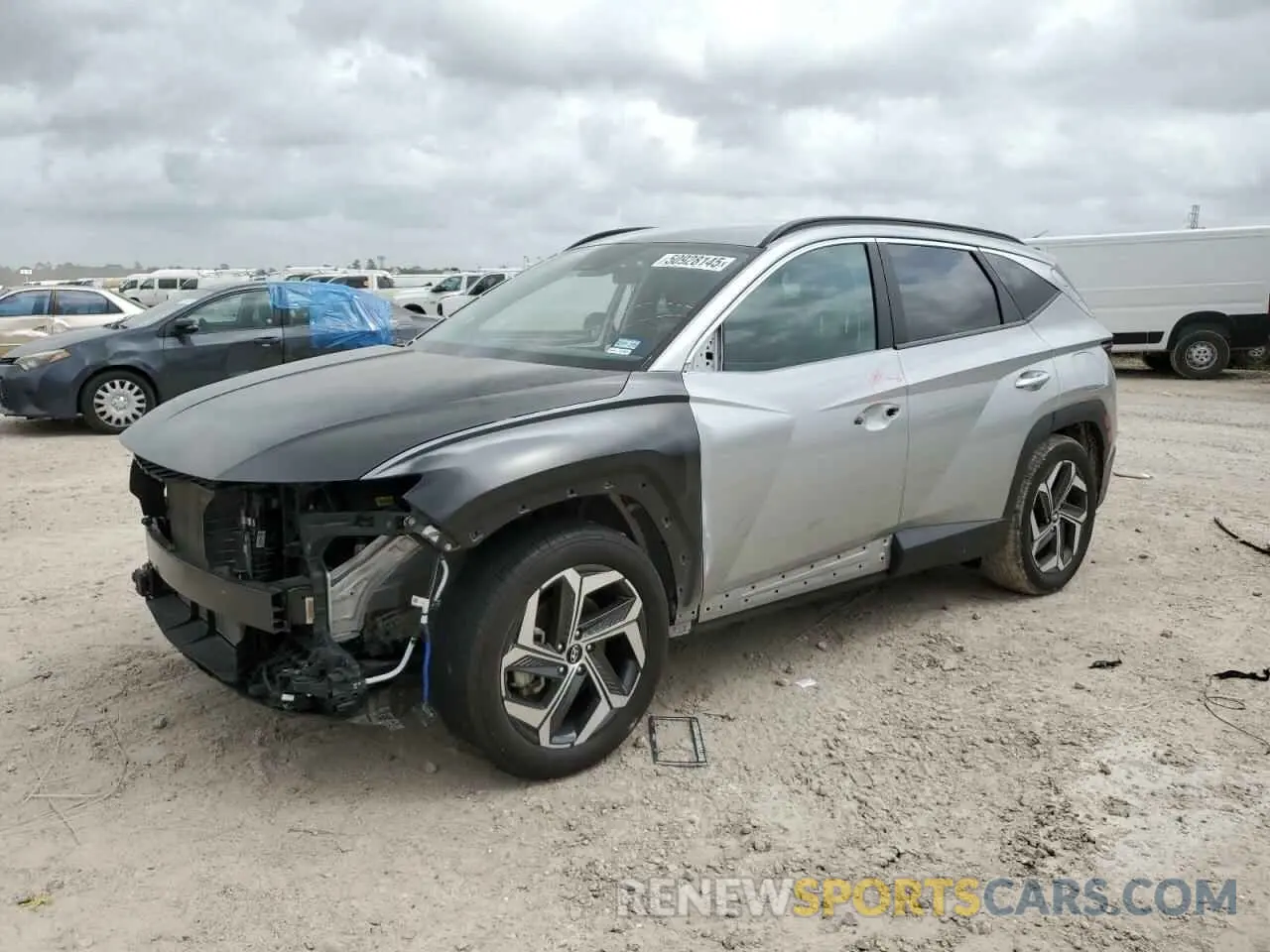 1 Photograph of a damaged car 5NMJB3DEXRH426250 HYUNDAI TUCSON 2024