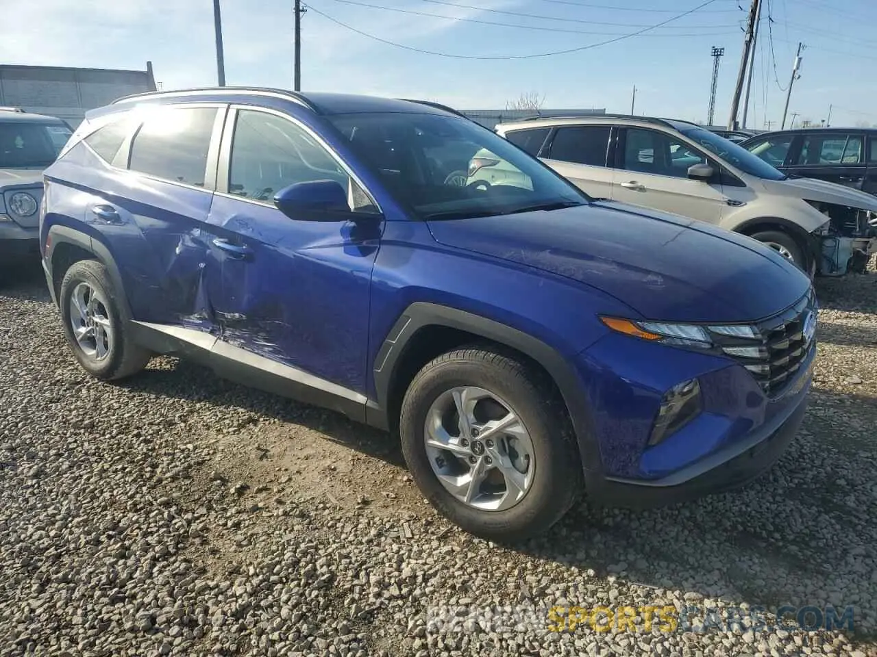 4 Photograph of a damaged car 5NMJBCDE0RH314587 HYUNDAI TUCSON 2024