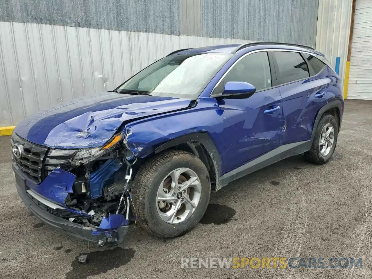 1 Photograph of a damaged car 5NMJBCDE1RH349347 HYUNDAI TUCSON 2024