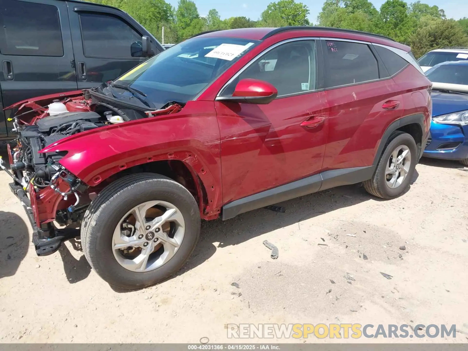 2 Photograph of a damaged car 5NMJBCDE2RH417168 HYUNDAI TUCSON 2024