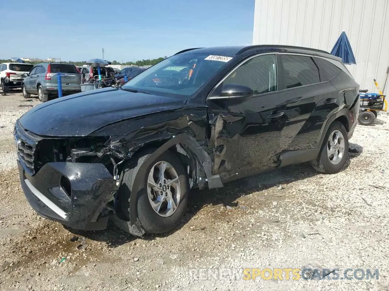 1 Photograph of a damaged car 5NMJBCDE3RH322814 HYUNDAI TUCSON 2024