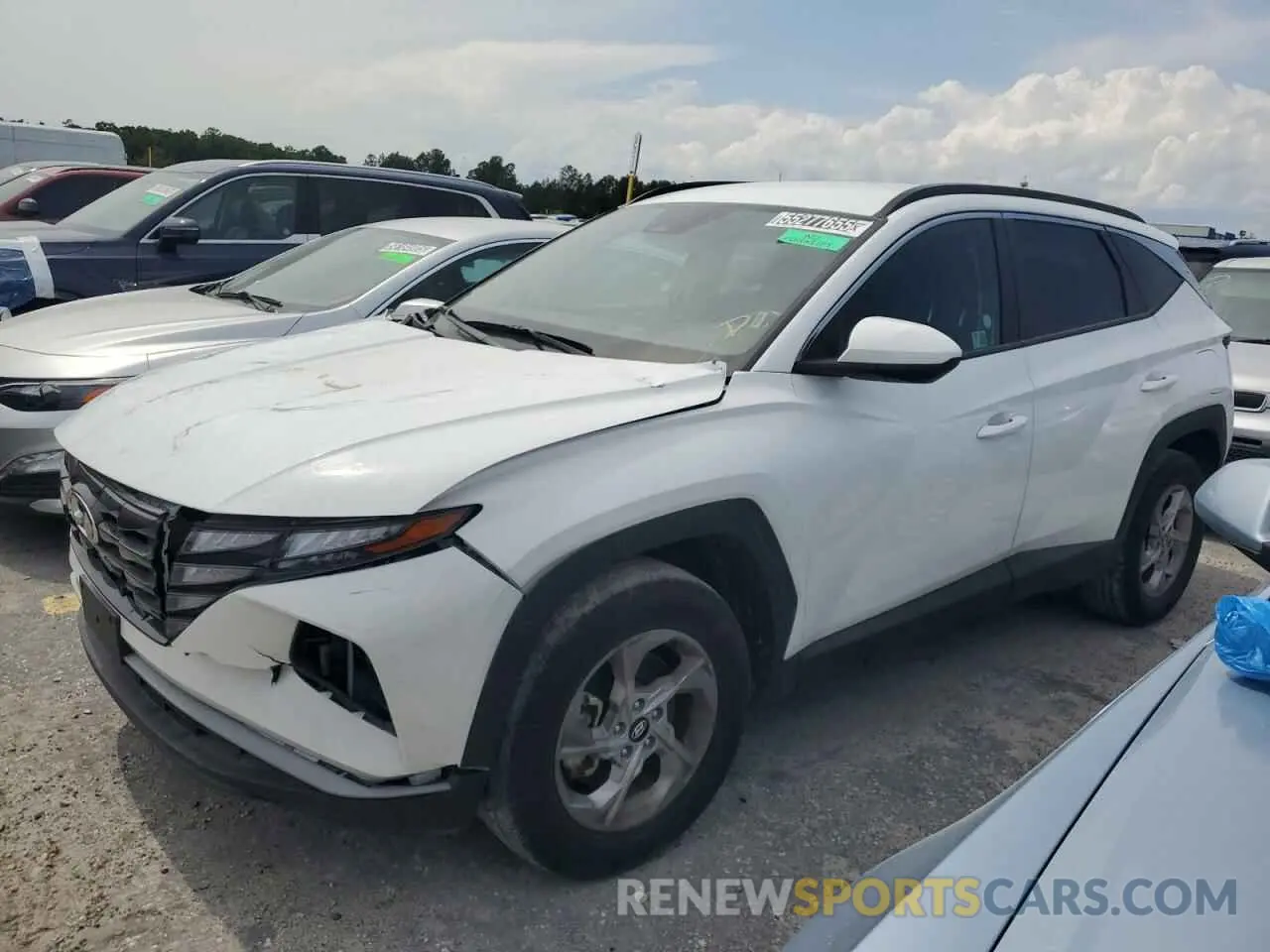 1 Photograph of a damaged car 5NMJBCDE3RH329617 HYUNDAI TUCSON 2024