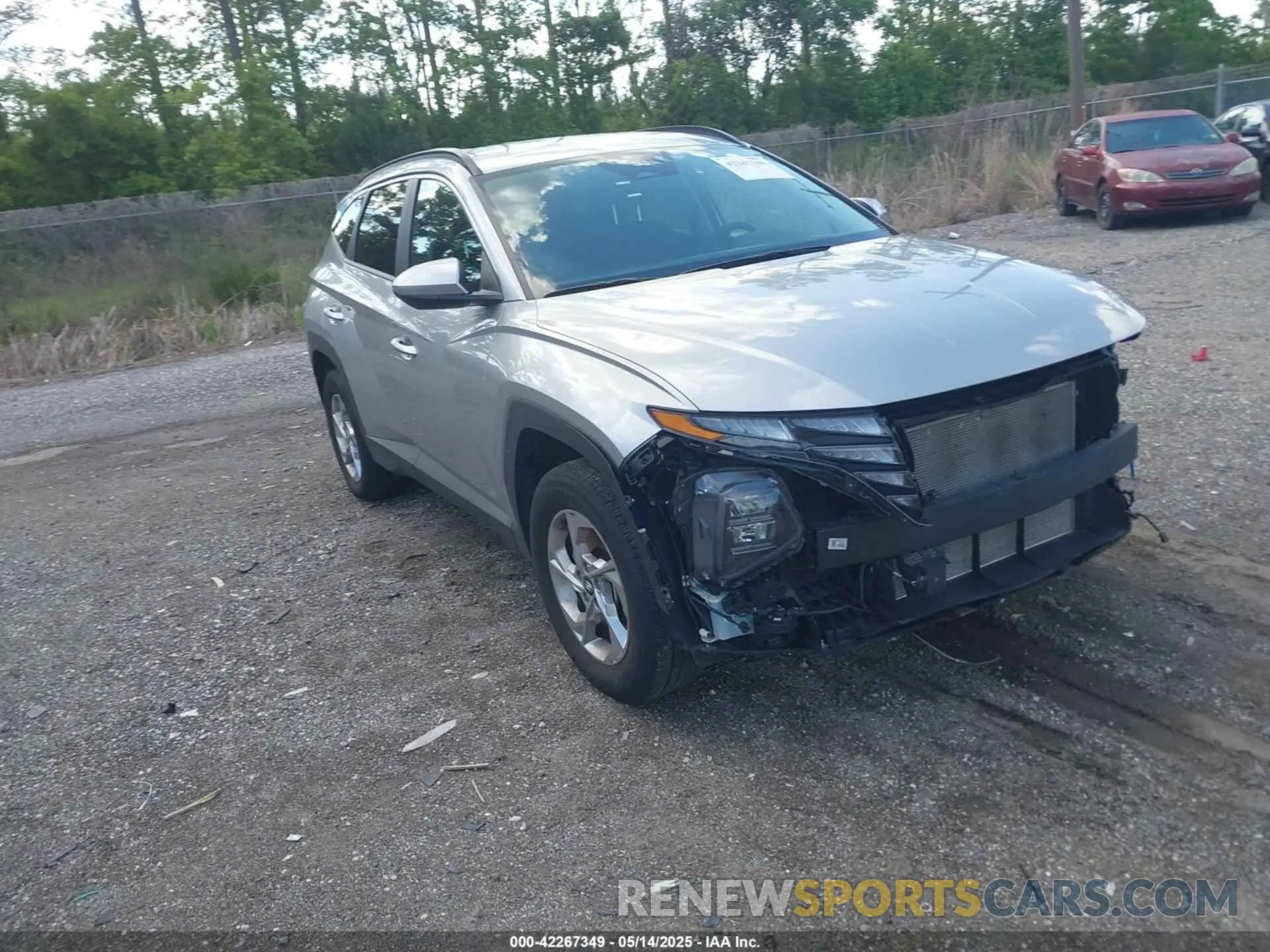 1 Photograph of a damaged car 5NMJBCDE4RH342568 HYUNDAI TUCSON 2024