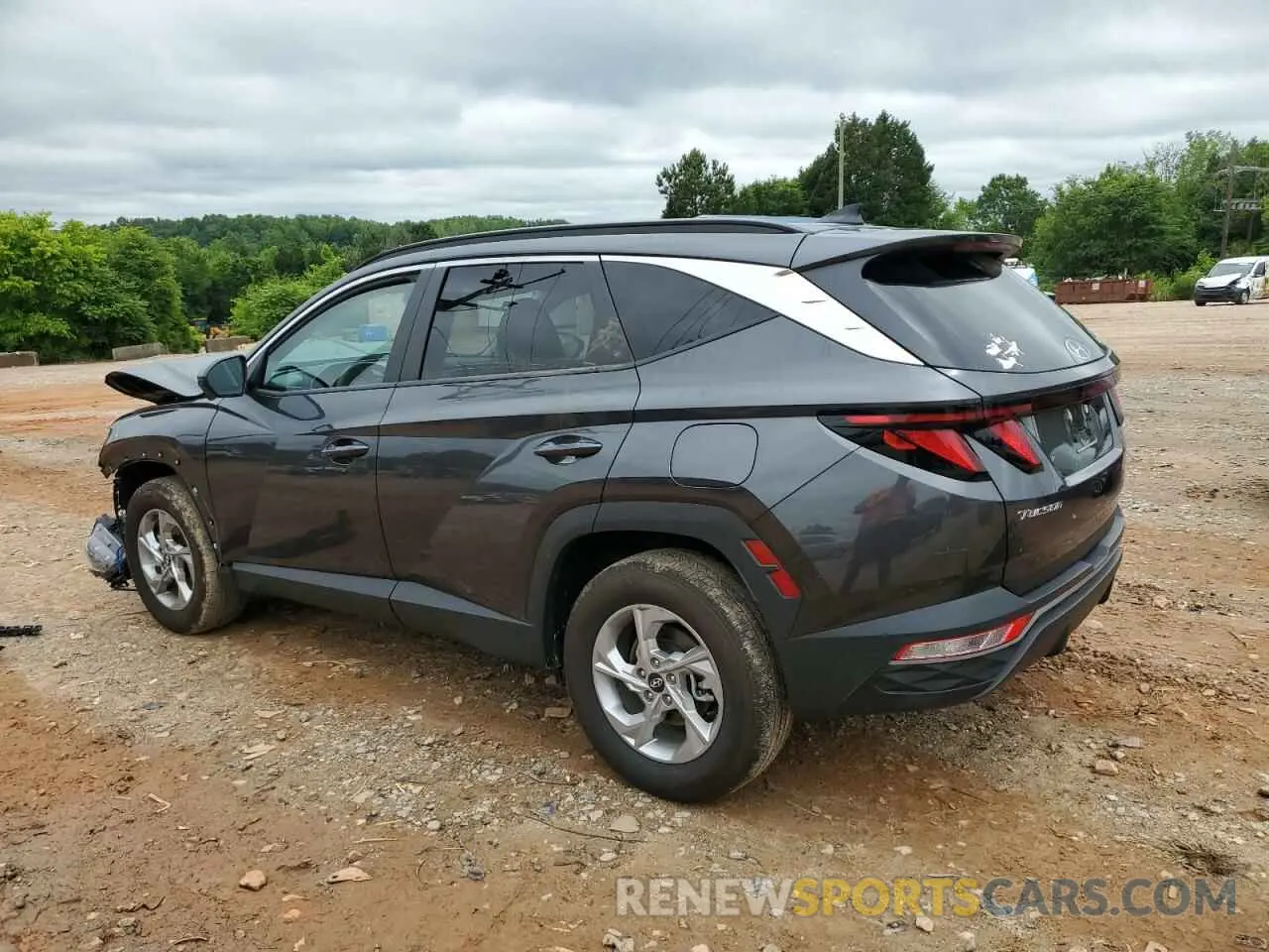 2 Photograph of a damaged car 5NMJBCDE4RH347897 HYUNDAI TUCSON 2024