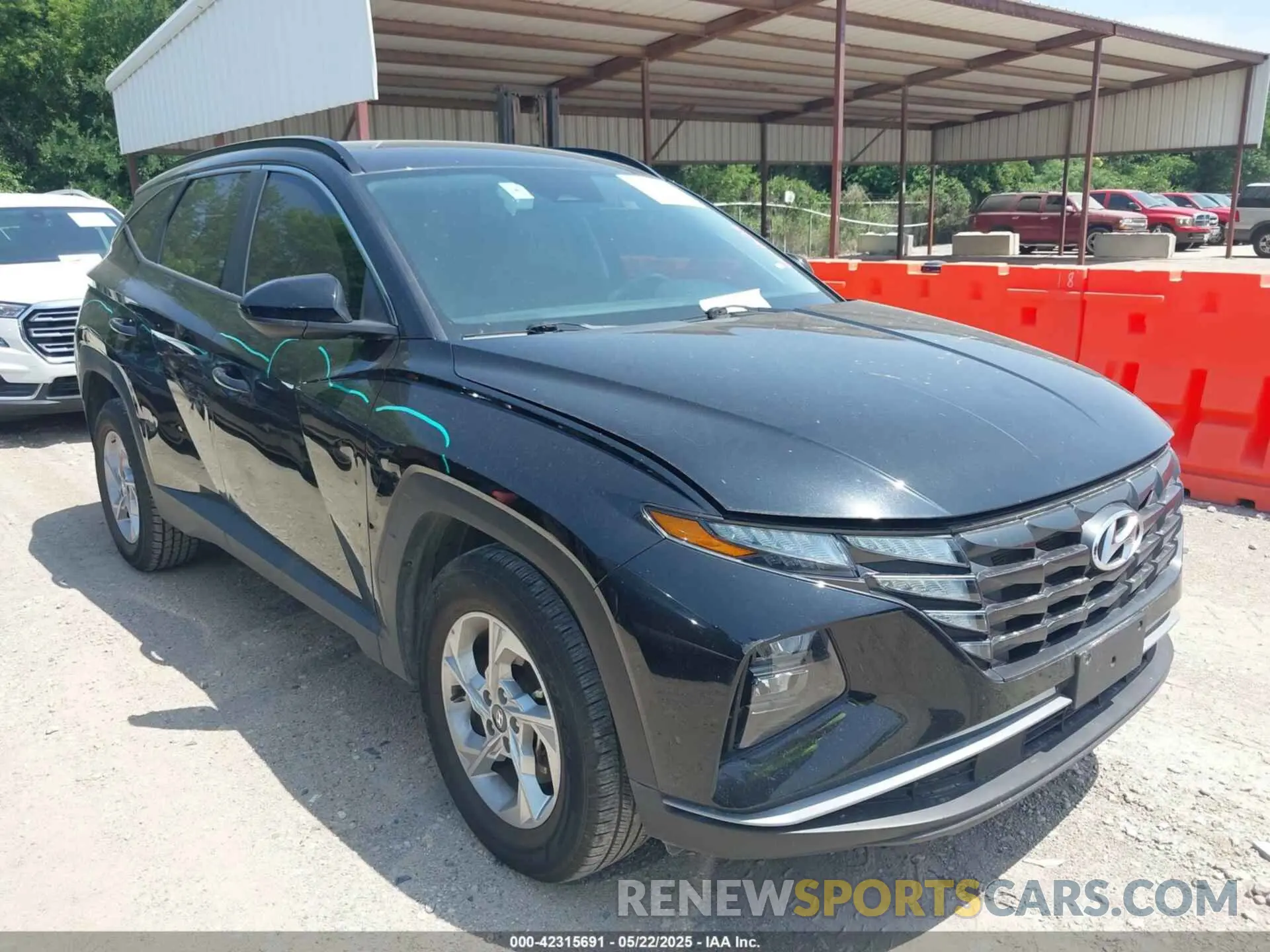 1 Photograph of a damaged car 5NMJBCDE4RH354185 HYUNDAI TUCSON 2024