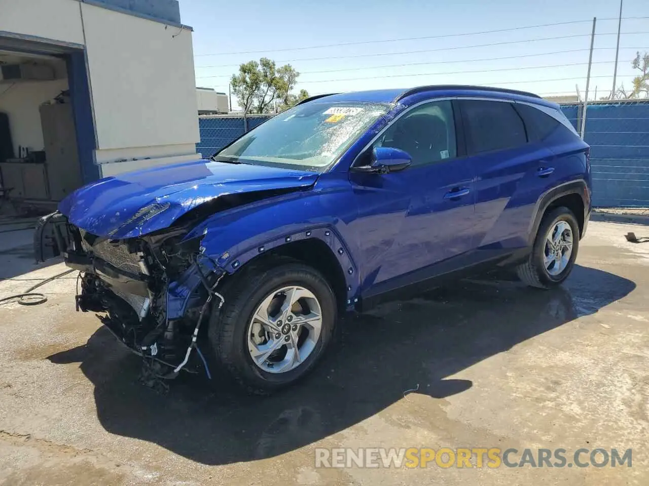 1 Photograph of a damaged car 5NMJBCDE6RH327151 HYUNDAI TUCSON 2024