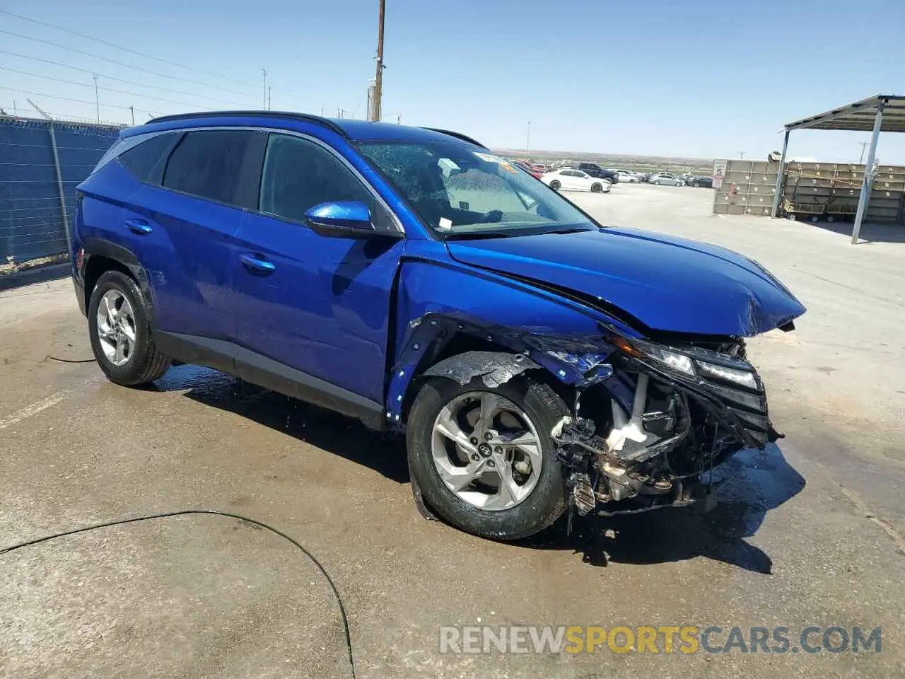 4 Photograph of a damaged car 5NMJBCDE6RH327151 HYUNDAI TUCSON 2024