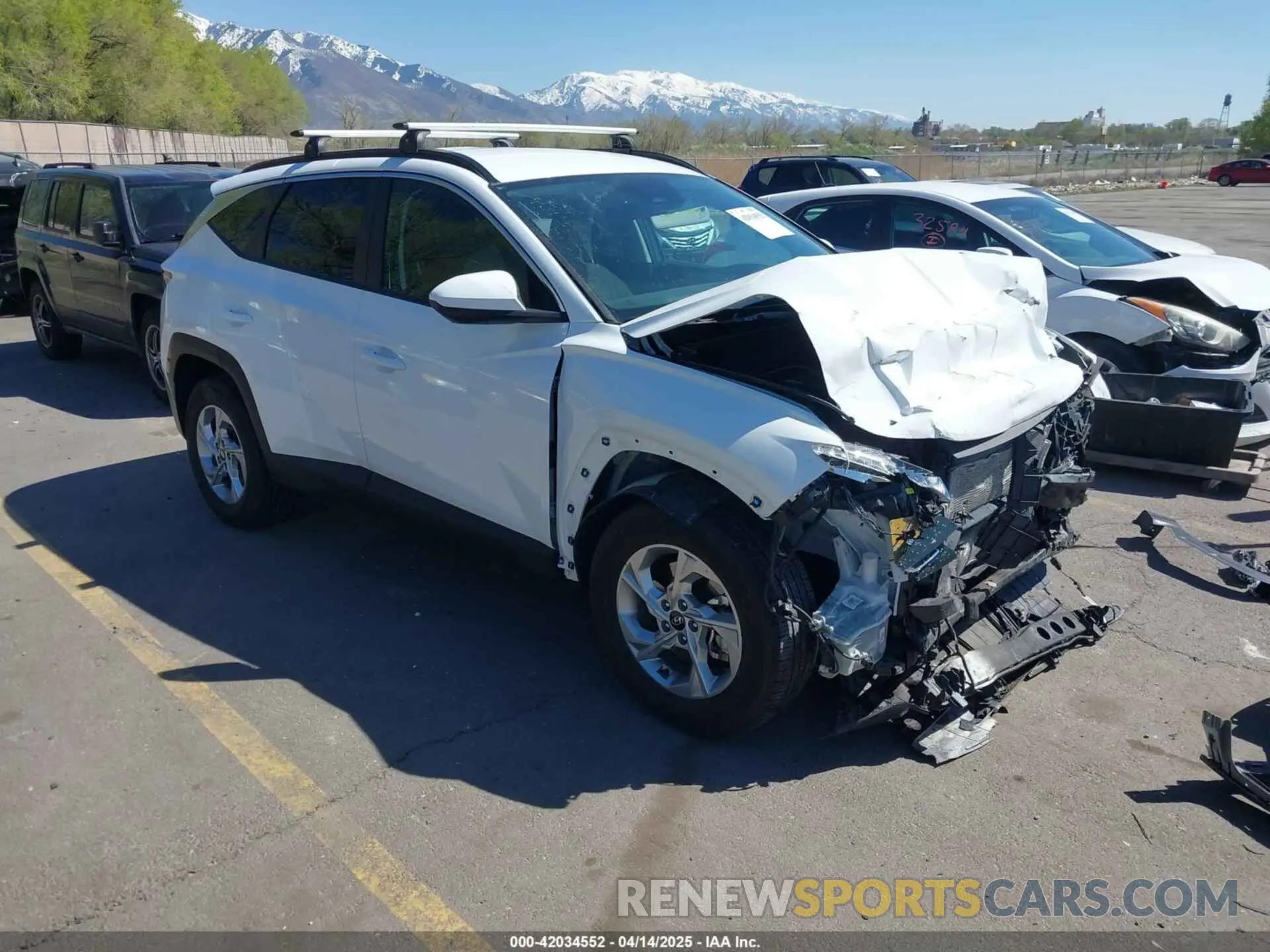 1 Photograph of a damaged car 5NMJBCDE6RH370615 HYUNDAI TUCSON 2024