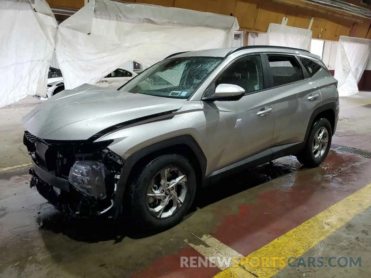 1 Photograph of a damaged car 5NMJBCDE6RH383297 HYUNDAI TUCSON 2024