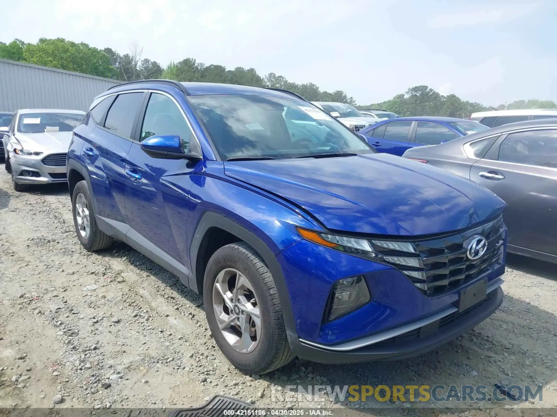 1 Photograph of a damaged car 5NMJBCDE7RH299411 HYUNDAI TUCSON 2024
