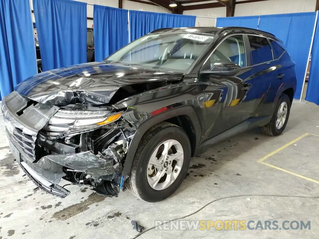 1 Photograph of a damaged car 5NMJBCDE7RH306552 HYUNDAI TUCSON 2024