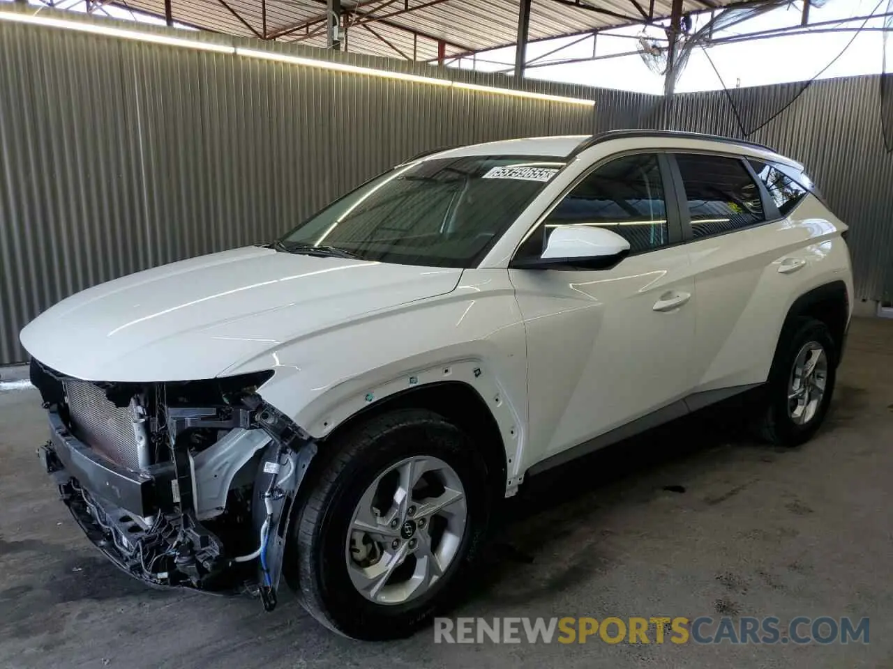 1 Photograph of a damaged car 5NMJBCDE7RH321679 HYUNDAI TUCSON 2024