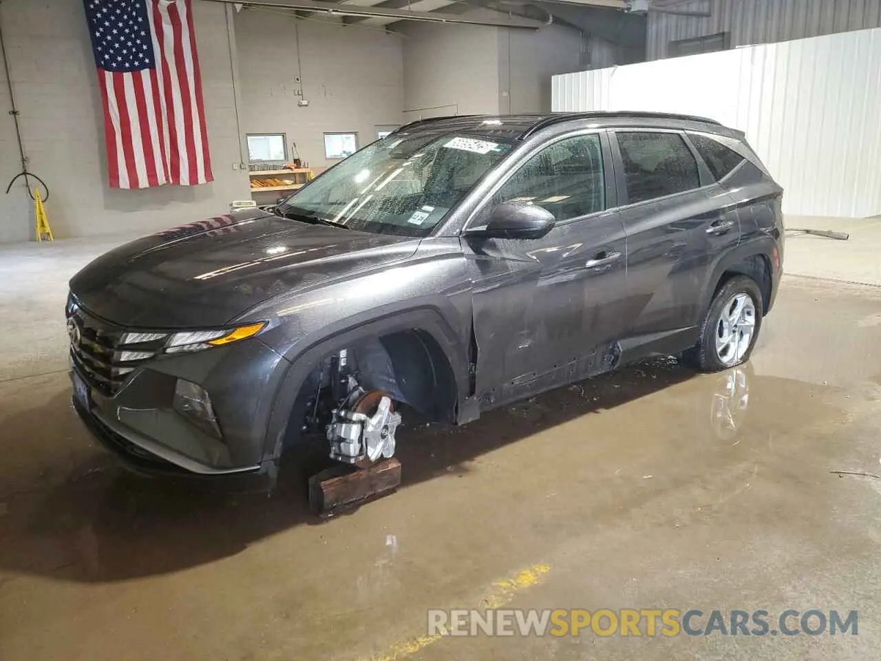 1 Photograph of a damaged car 5NMJBCDE8RH346834 HYUNDAI TUCSON 2024