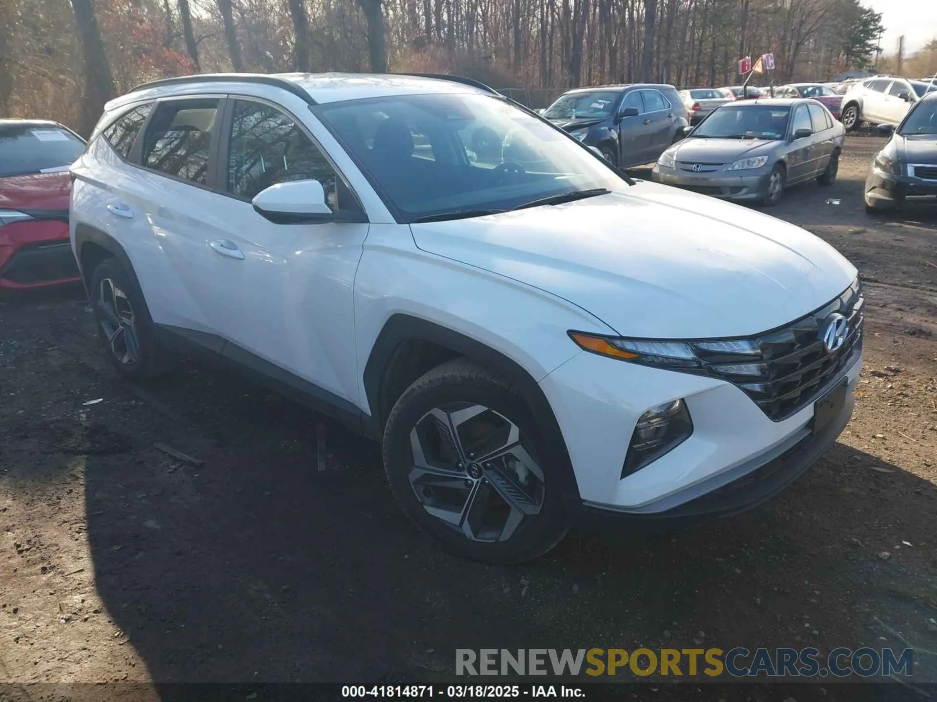 1 Photograph of a damaged car 5NMJBCDE8RH425503 HYUNDAI TUCSON 2024