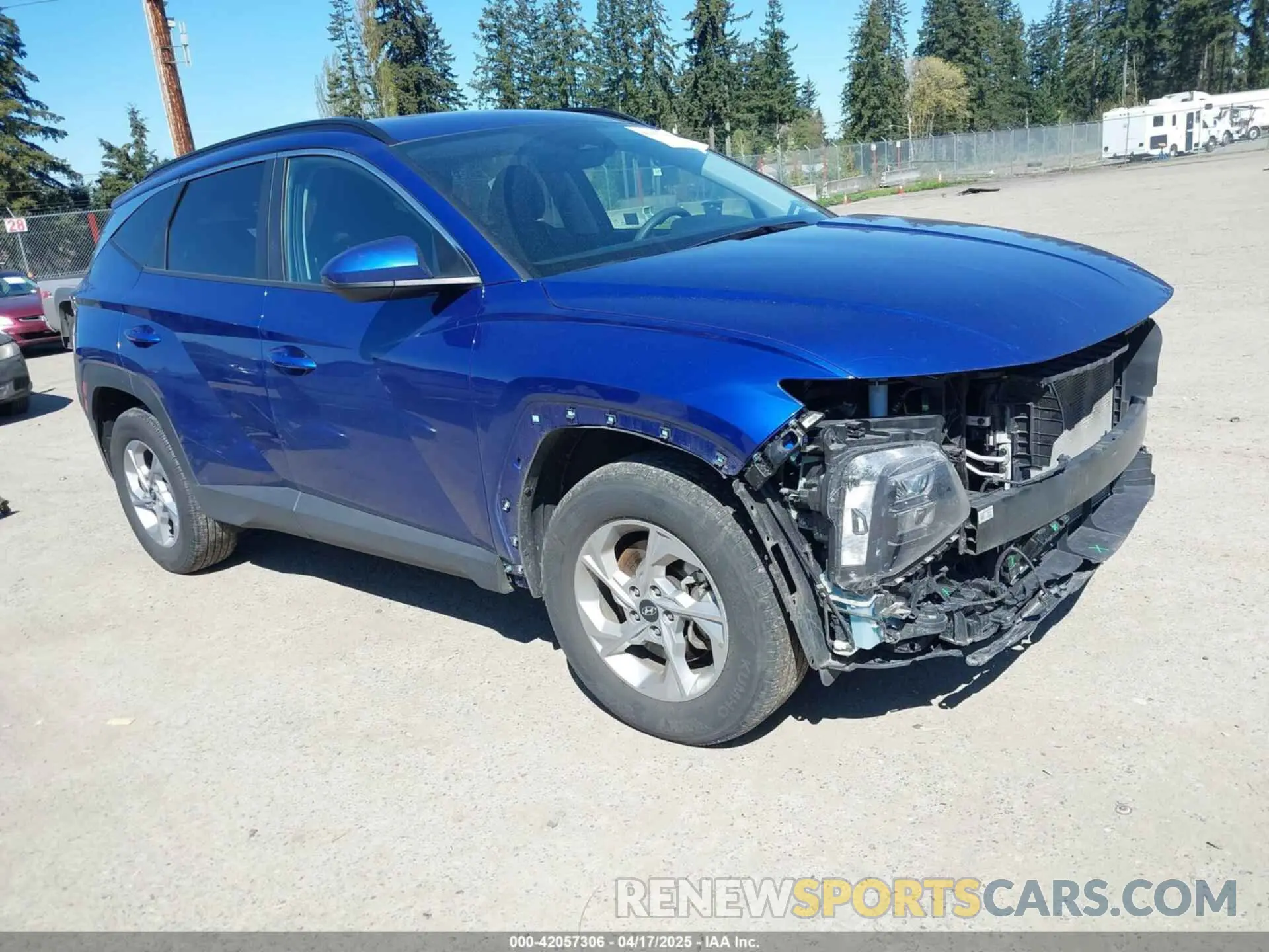 1 Photograph of a damaged car 5NMJBCDE9RH352223 HYUNDAI TUCSON 2024