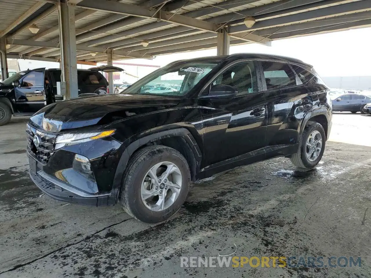1 Photograph of a damaged car 5NMJBCDE9RH389269 HYUNDAI TUCSON 2024