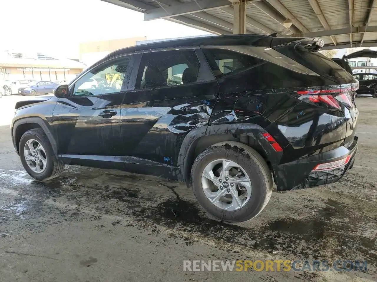 2 Photograph of a damaged car 5NMJBCDE9RH389269 HYUNDAI TUCSON 2024