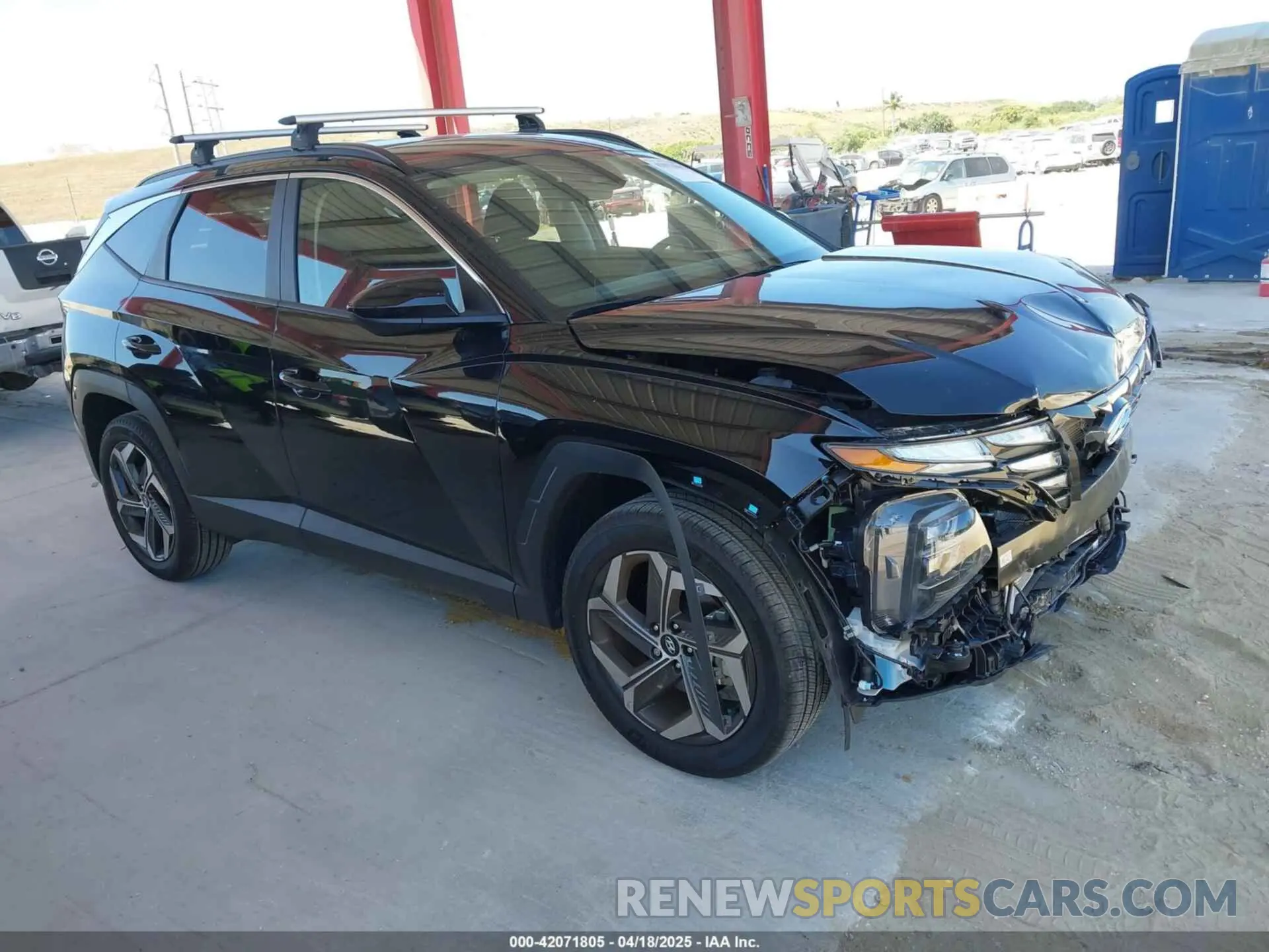 1 Photograph of a damaged car 5NMJBCDE9RH420391 HYUNDAI TUCSON 2024