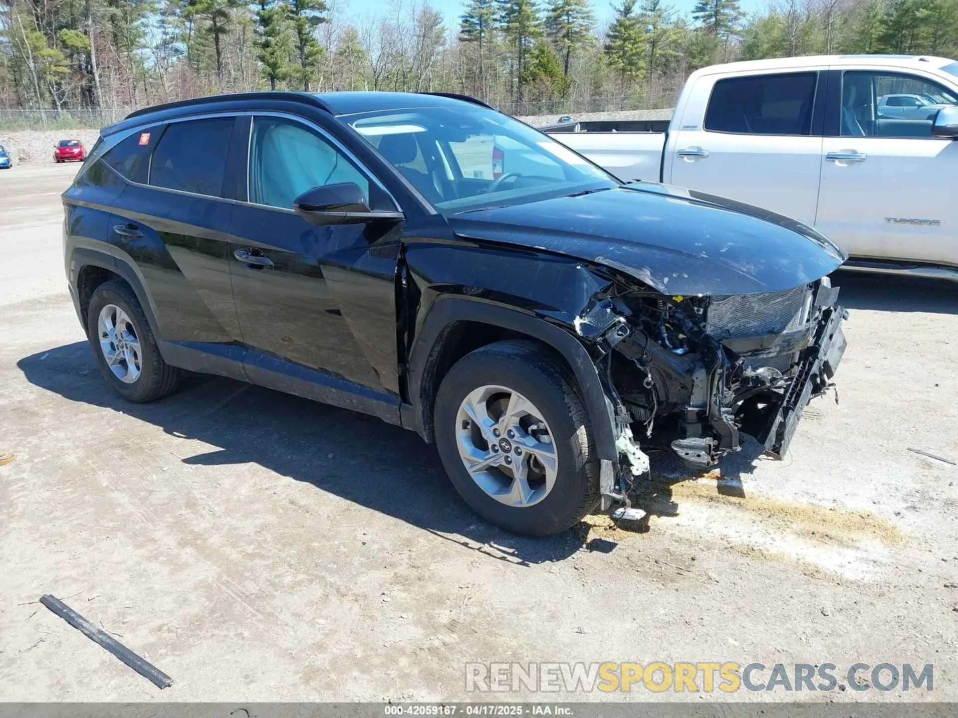 1 Photograph of a damaged car 5NMJBCDEXRH378992 HYUNDAI TUCSON 2024
