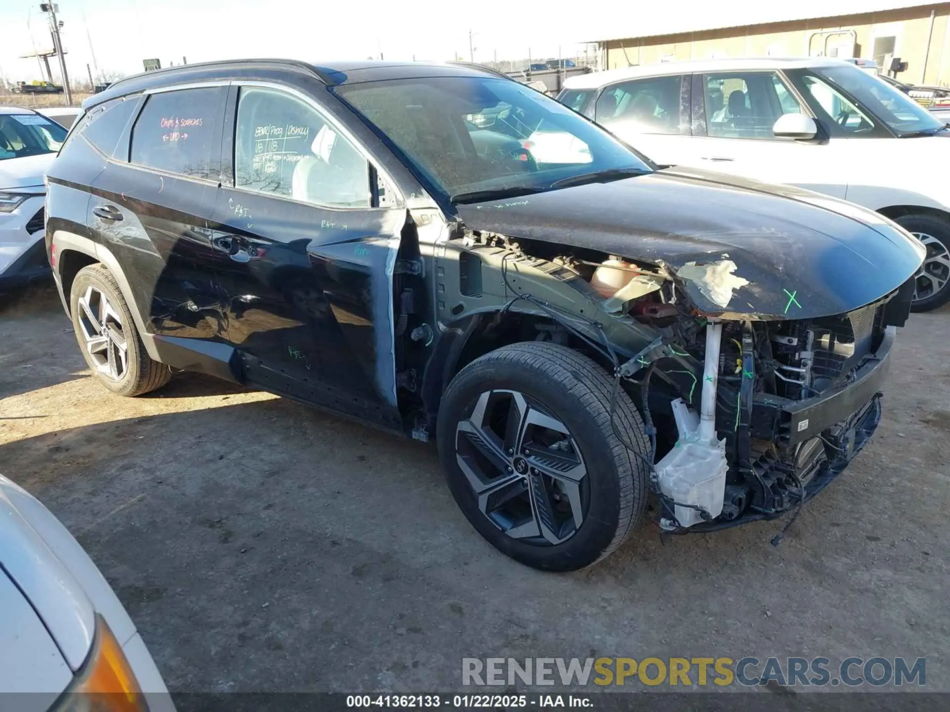 1 Photograph of a damaged car 5NMJE3DE0RH306562 HYUNDAI TUCSON 2024