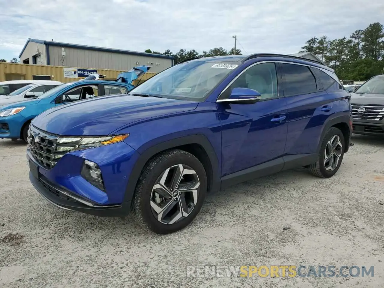 1 Photograph of a damaged car 5NMJE3DE0RH355650 HYUNDAI TUCSON 2024
