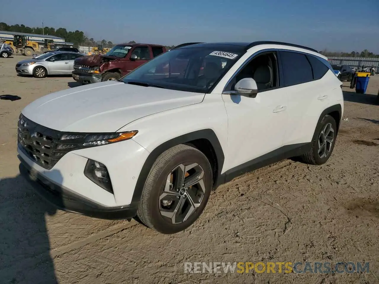 1 Photograph of a damaged car 5NMJE3DE1RH389810 HYUNDAI TUCSON 2024