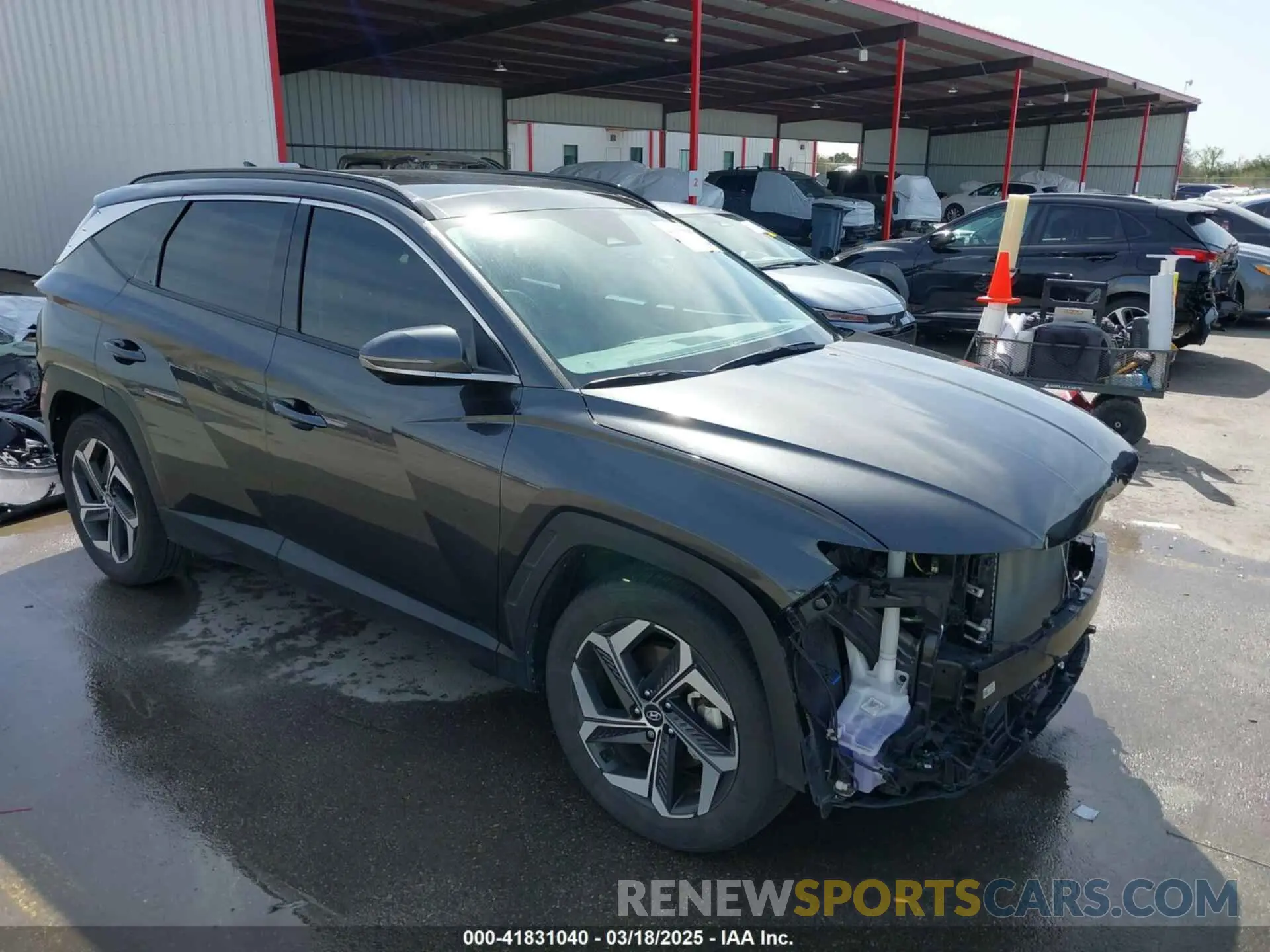 1 Photograph of a damaged car 5NMJE3DE5RH325575 HYUNDAI TUCSON 2024