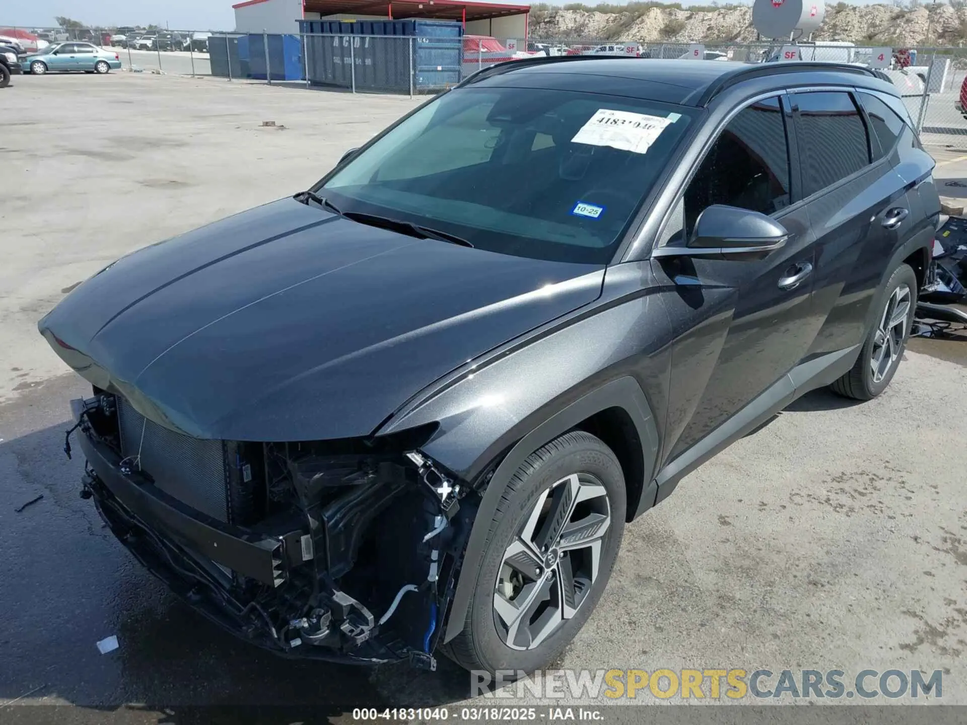 2 Photograph of a damaged car 5NMJE3DE5RH325575 HYUNDAI TUCSON 2024